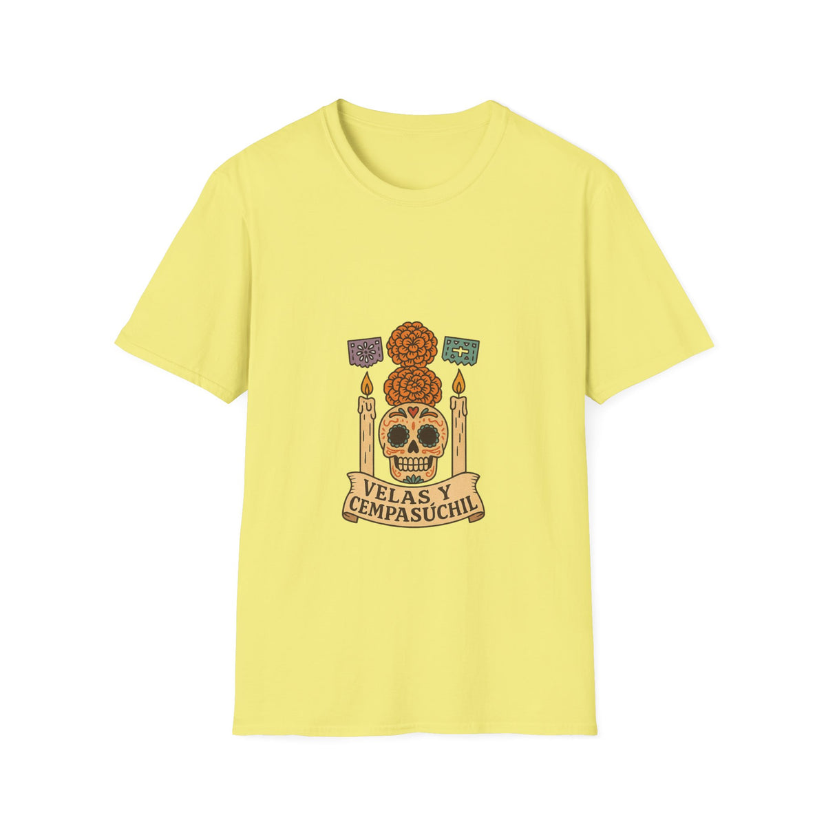Day of the Dead Sugar Skull T-Shirt - Día de los Muertos Floral Skull Tee - Trending Now - October 2026