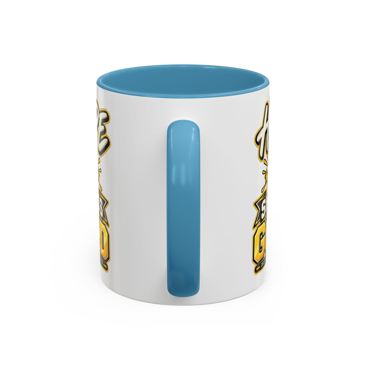 Hope Shines in Gold Coffee Mug — Childhood Cancer Awareness Accent Mug