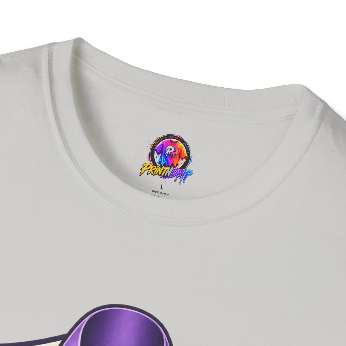 Domestic Violence Awareness T-Shirt — "Safe Love Only" Purple Ribbon Tee