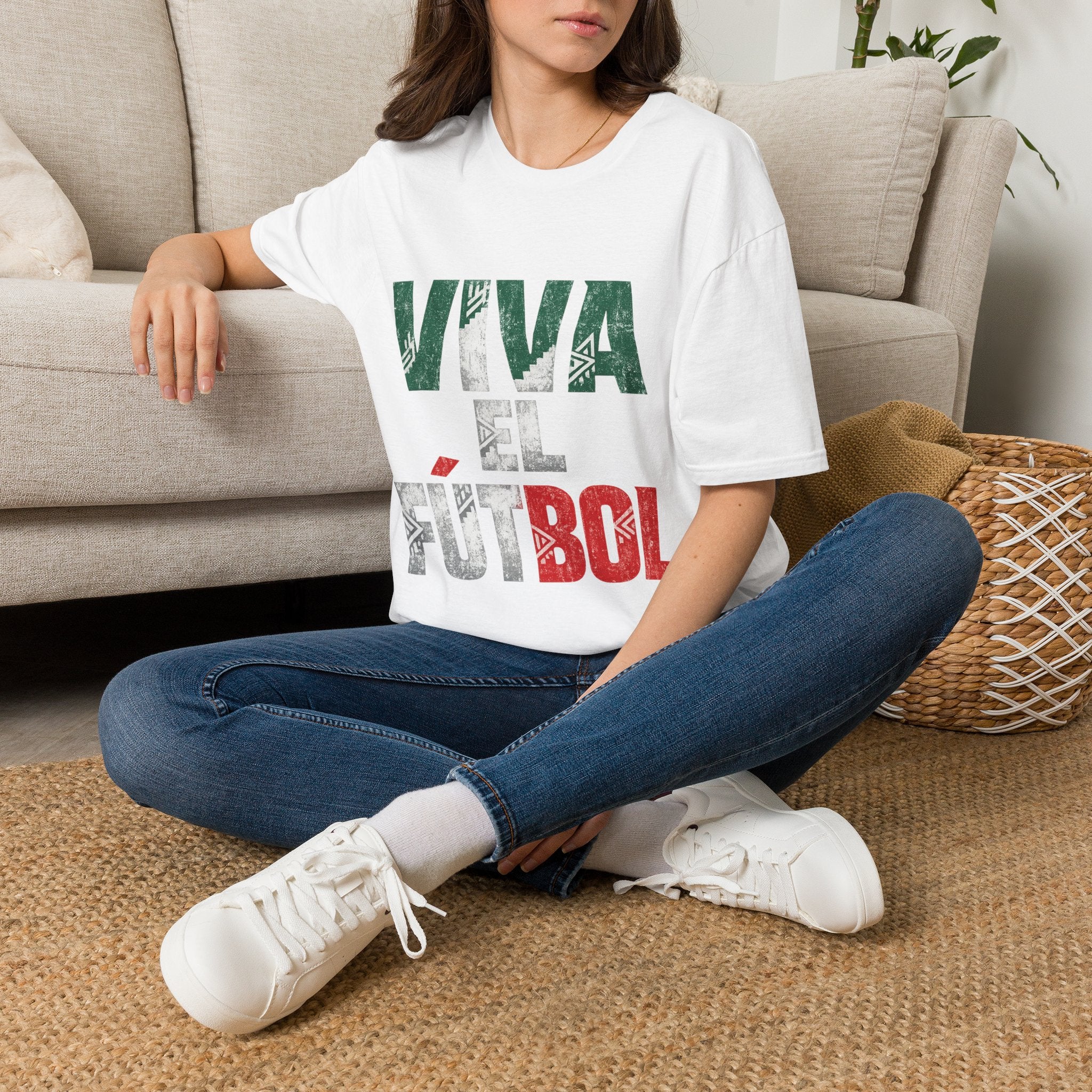 Mexico T-Shirt — "Viva El Fútbol" Mexican Soccer Graphic Tee