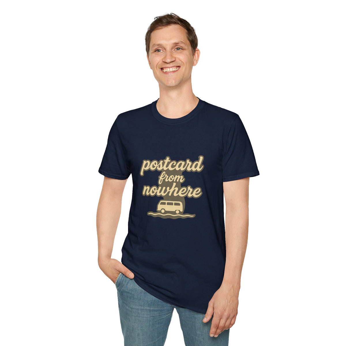 Postcard From Nowhere T‑Shirt – Retro Roadtrip Graphic Tee - Trending Now - August 2026