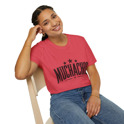Muchachos Graphic T‑Shirt — Vintage Distressed Crew Tee - Argentina Song, slogan, favorite chant
