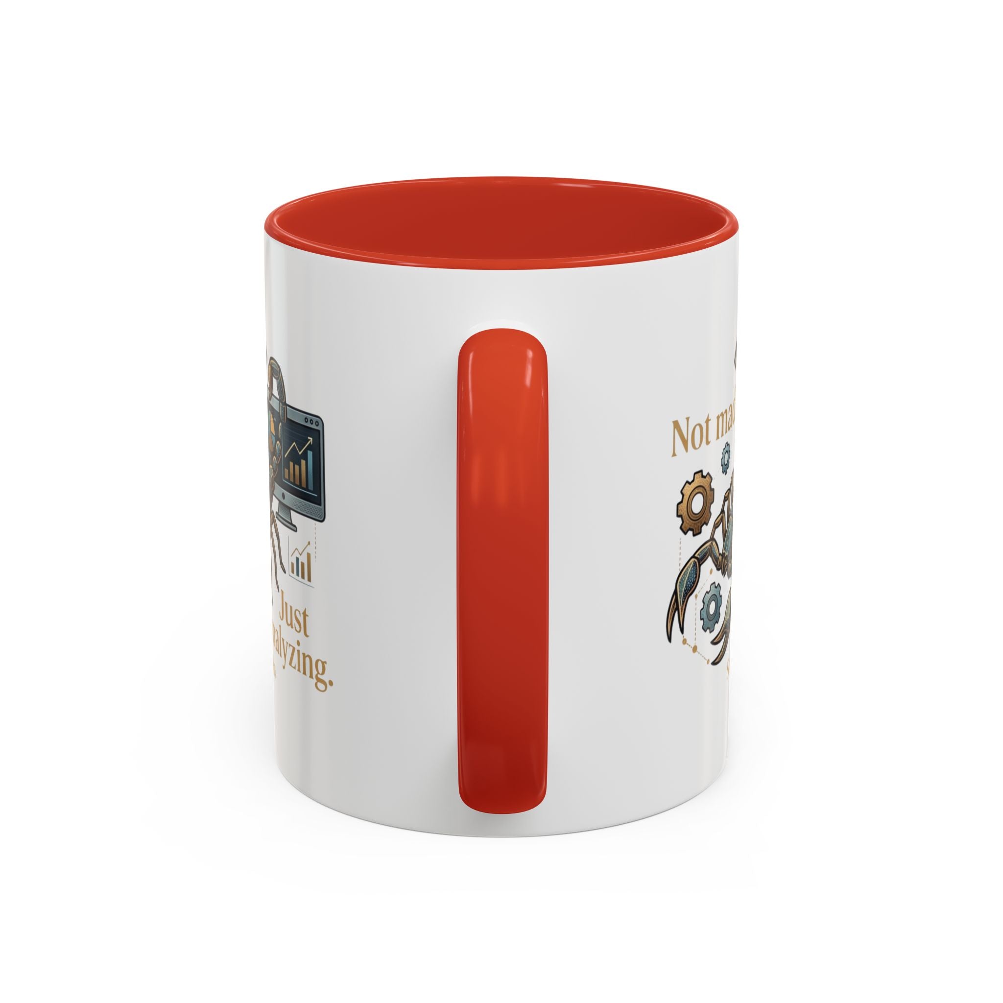 Scorpio Coffee Mug — "Not Mad. Just Analyzing." Accent 11/15oz