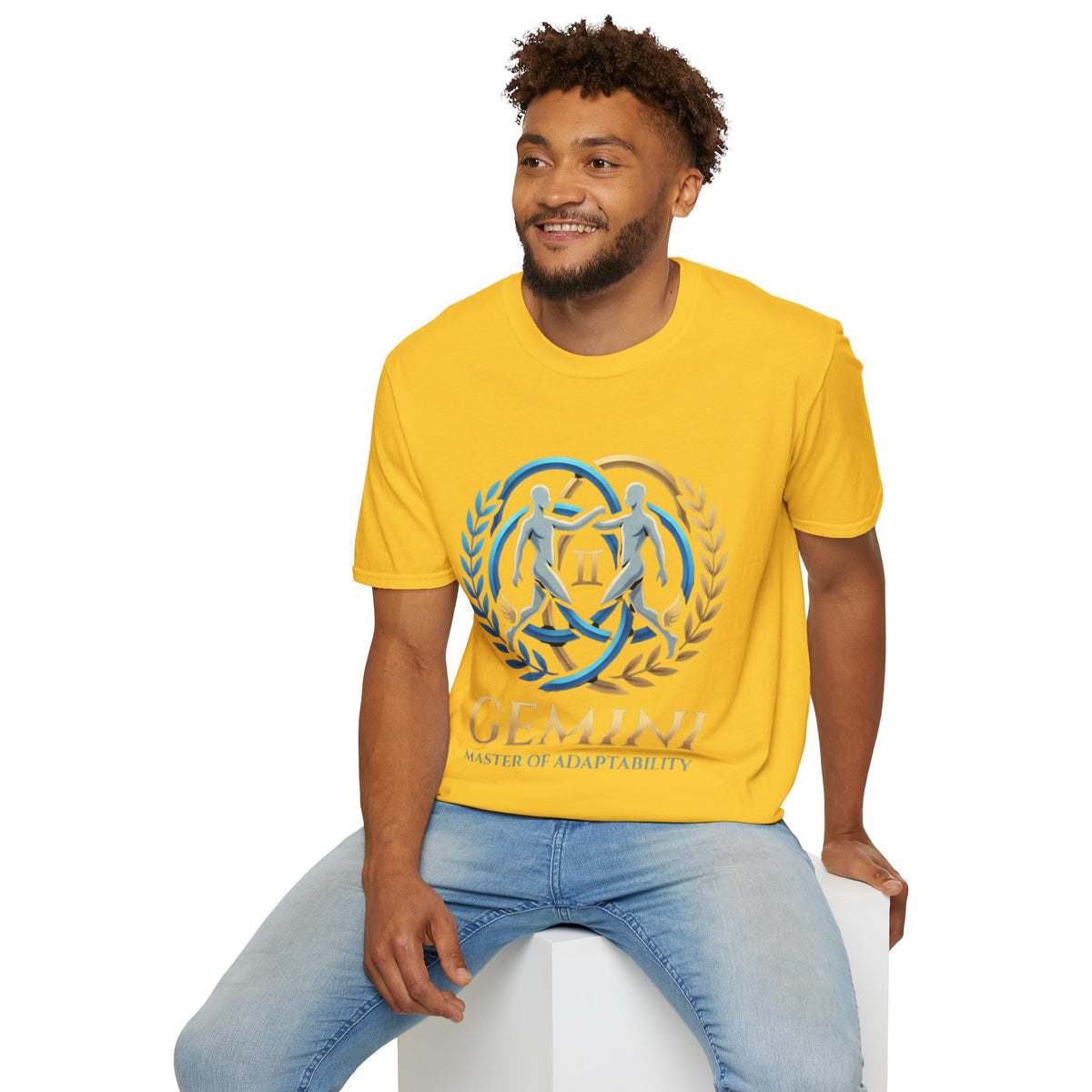 Gemini Zodiac T-Shirt — 'Gemini: Master of Adaptation' Astrological Graphic Tee