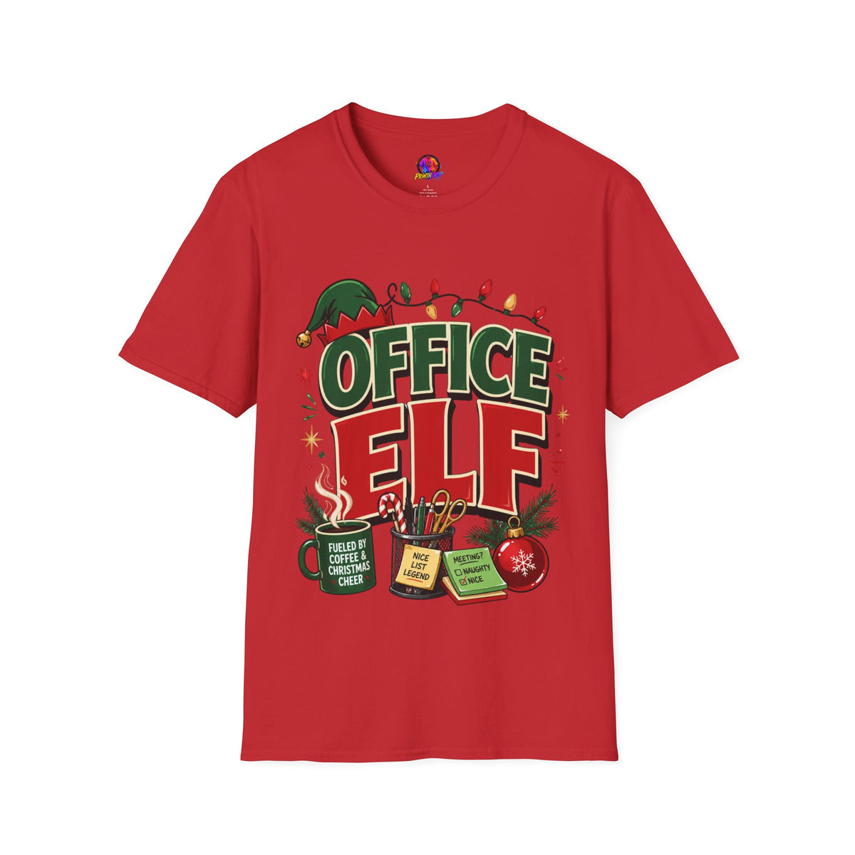 Office Elf T-Shirt — Funny Christmas Work Holiday Tee