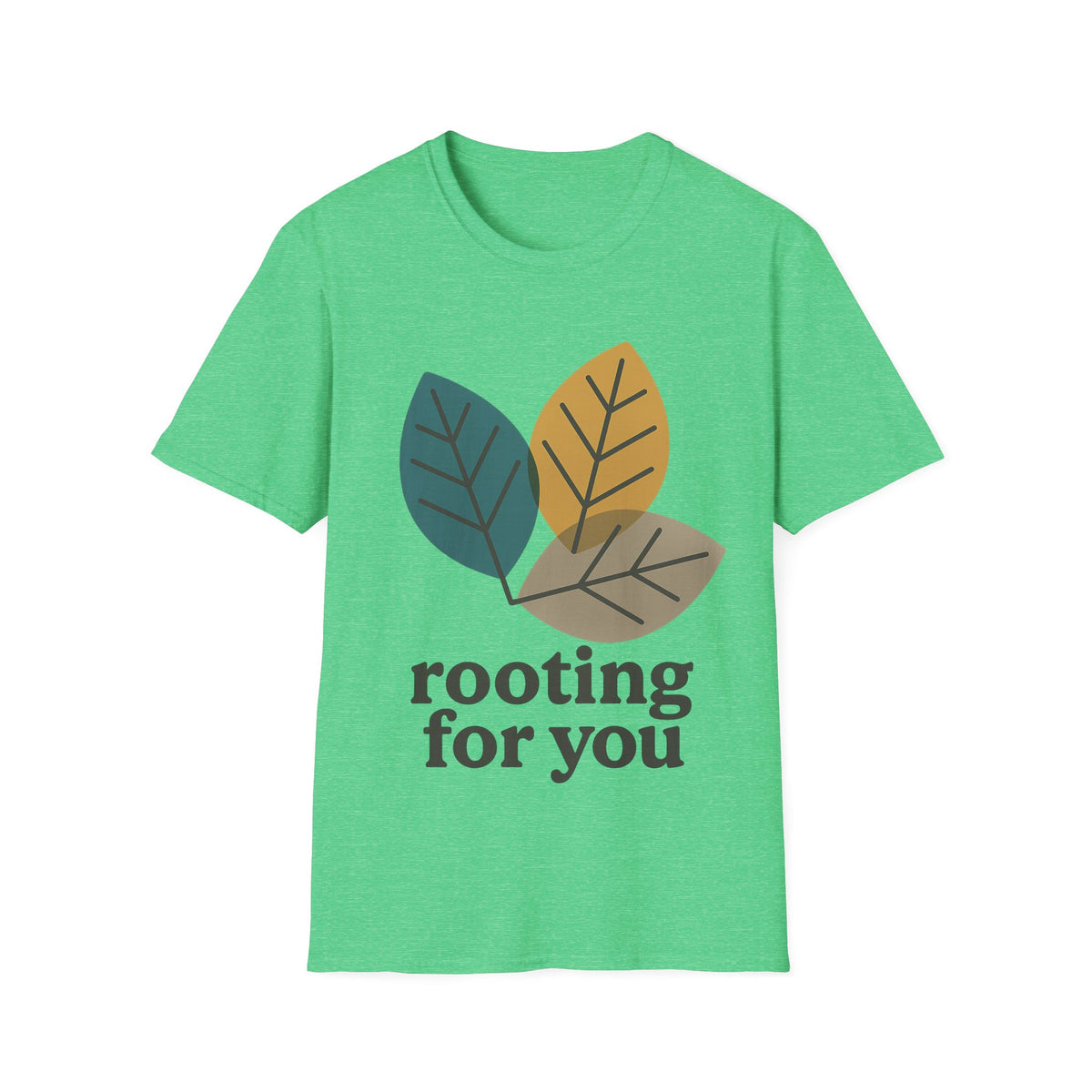 Leaf Trio T-Shirt — 'Rooting for You' Botanical Graphic Tee - Trending Now - September 2026