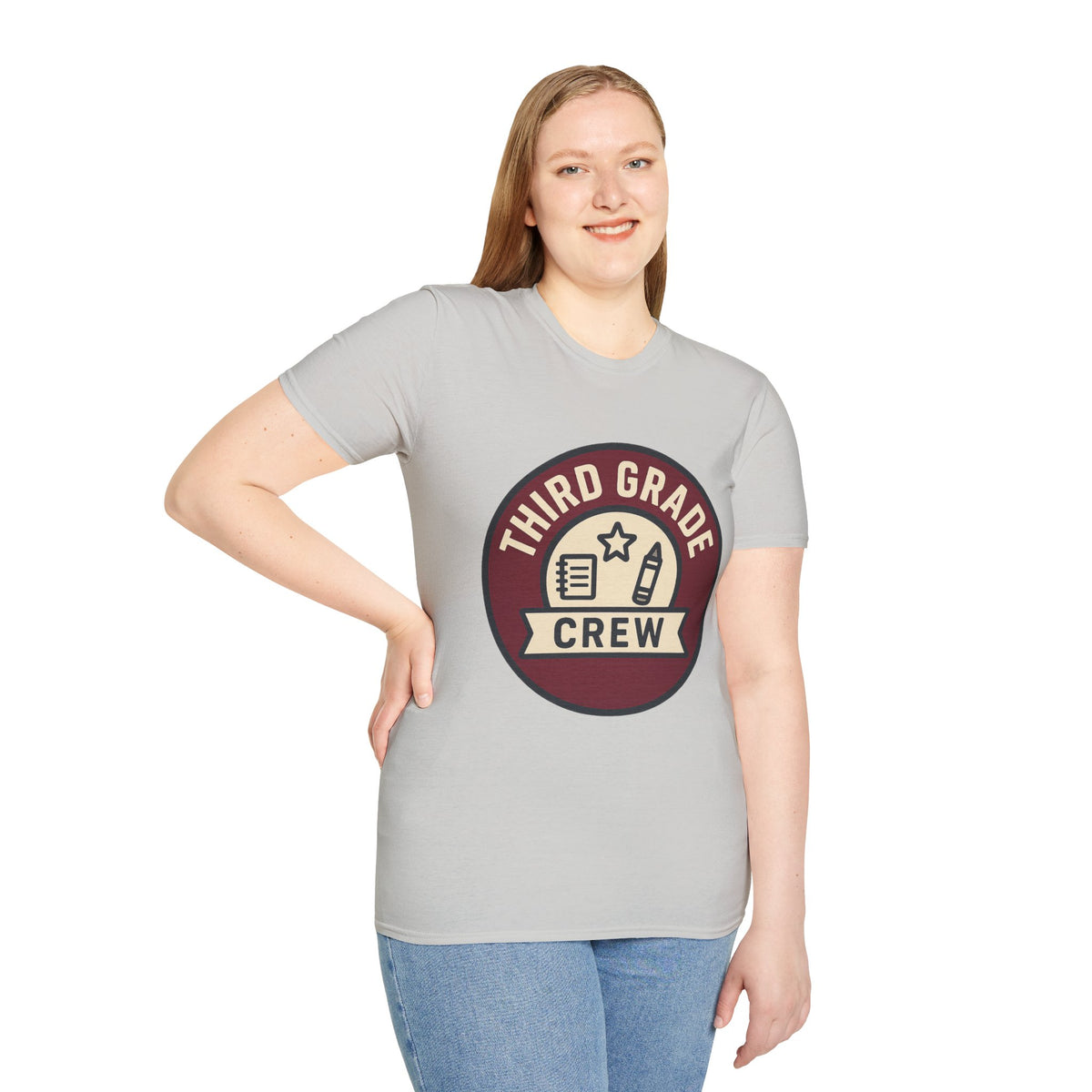 Third Grade Crew T-Shirt — Retro School Teacher & Student Tee - Trending Now - August 2026