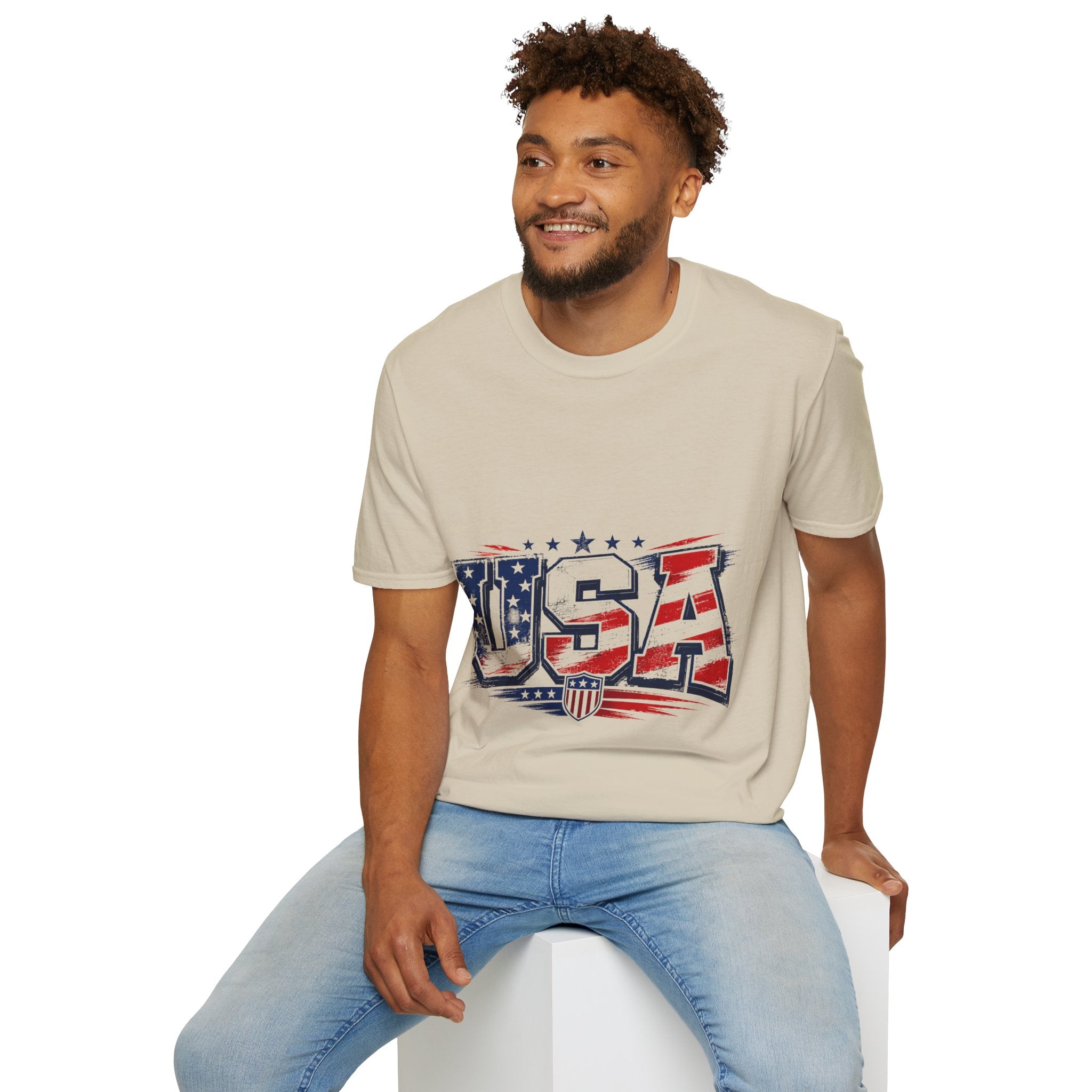 USA Flag Graphic T-Shirt — Patriotic American Pride Tee