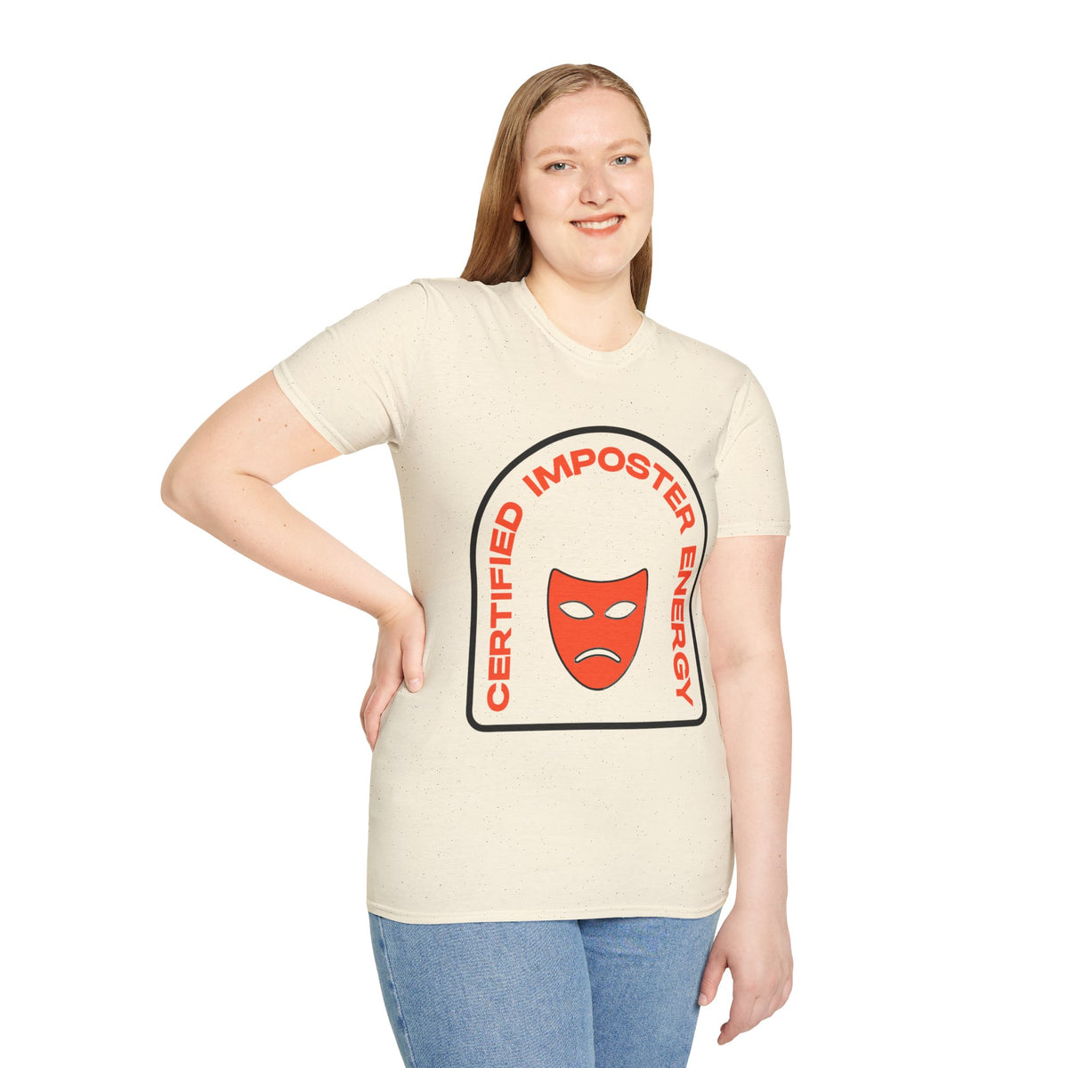 Certified Imposter Energy T-Shirt — Funny Sarcastic Graphic Tee - Trending Now - August 2026