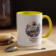 Pisces Coffee Mug — "Professional Over-feeler" Zodiac Accent Mug (11/15oz)
