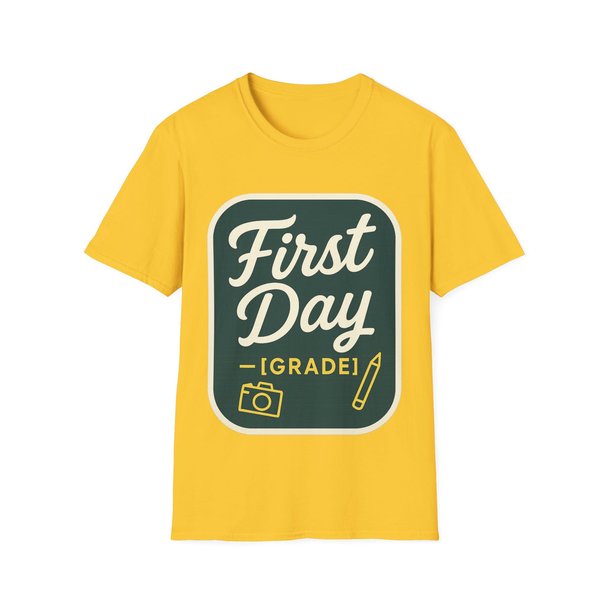 First Day T-Shirt — Retro "First Day (Grade 1)" Back-to-School Tee - Trending Now - August 2026