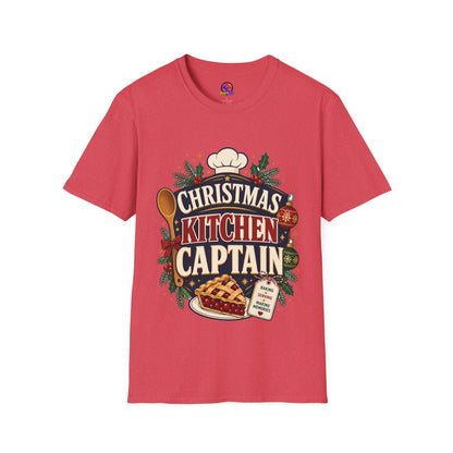 Christmas Kitchen Captain T-Shirt — Festive Holiday Cooking Tee