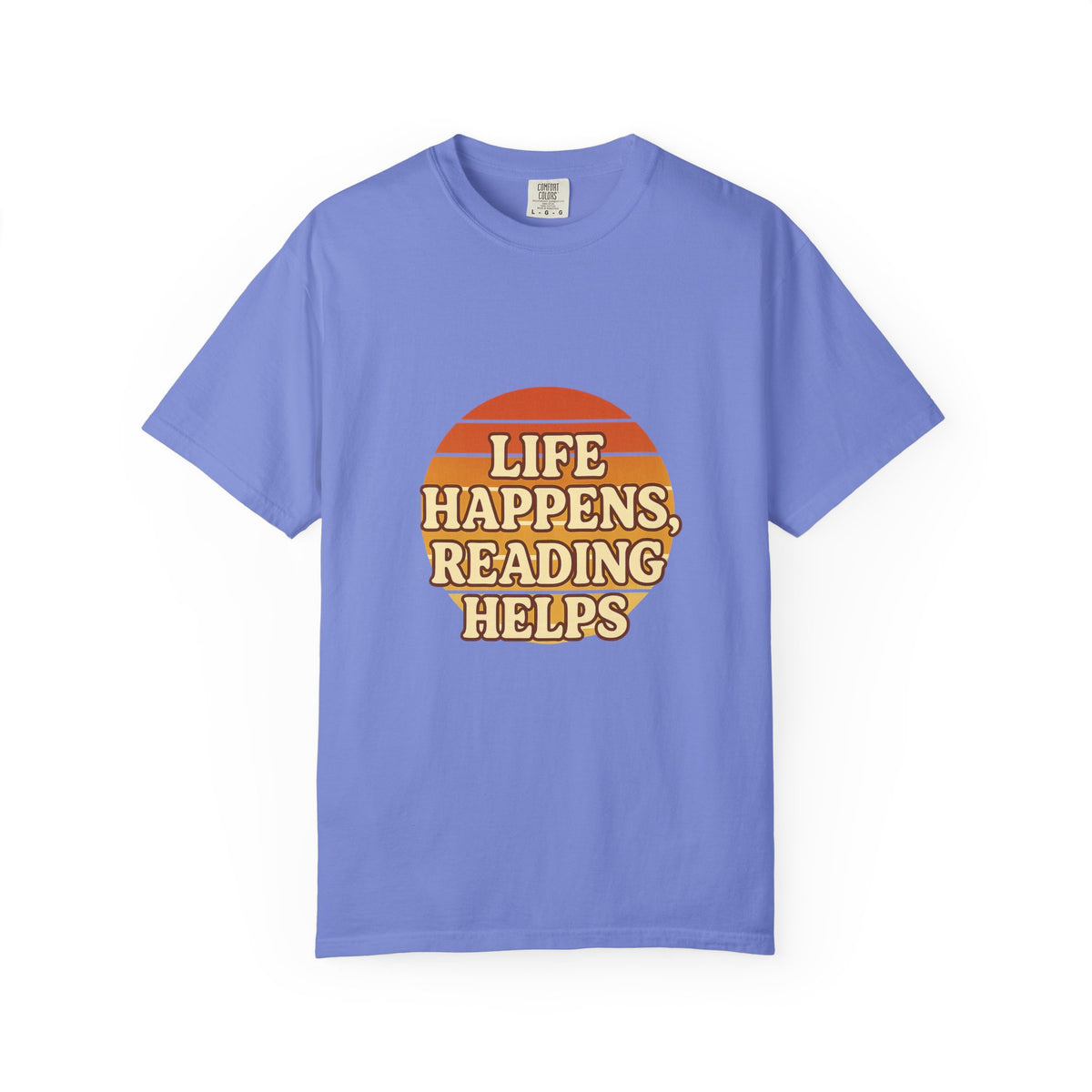 Reading Helps T-Shirt — "Life Happens, Reading Helps" Retro Book Tee - Trending Now - October 2026