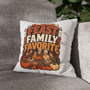 Thanksgiving Feast Family Favorite Decorative Pillow