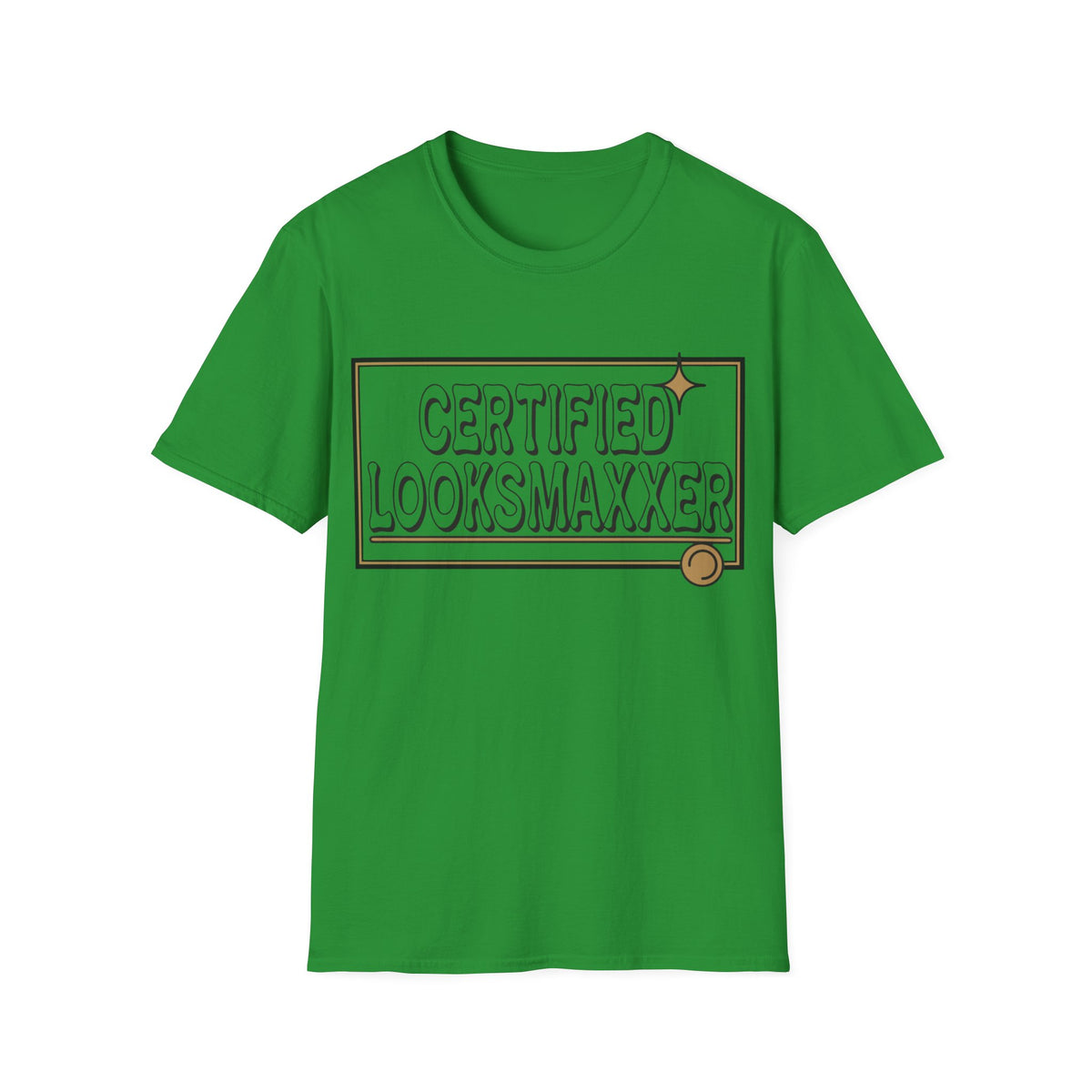 Certified Looksmaxxer T-Shirt — Funny Aesthetic Confidence Tee - Trending Now - August 2026