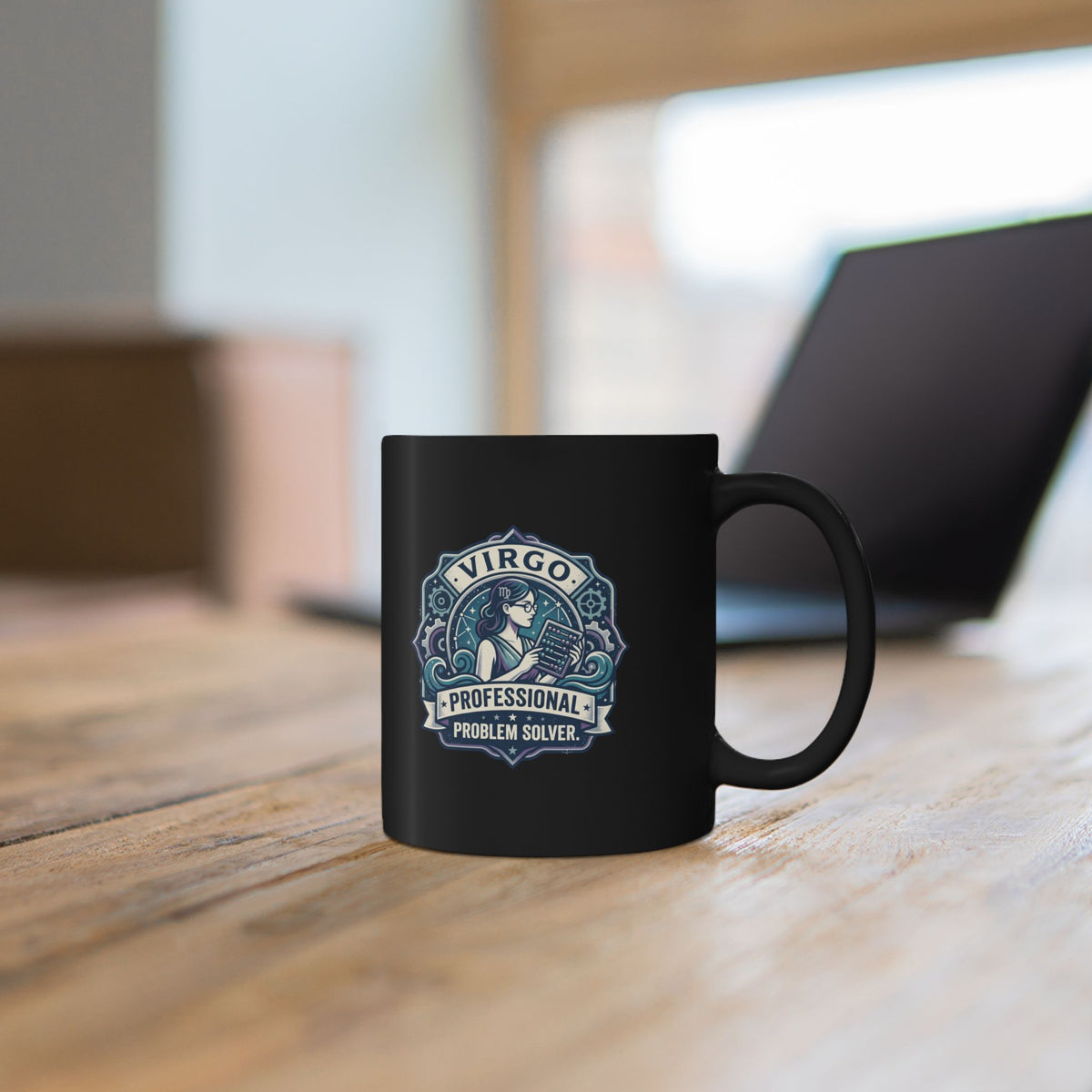 Virgo Zodiac Mug Virgo Mug — 'Professional Problem Solver' Zodiac Coffee Cup