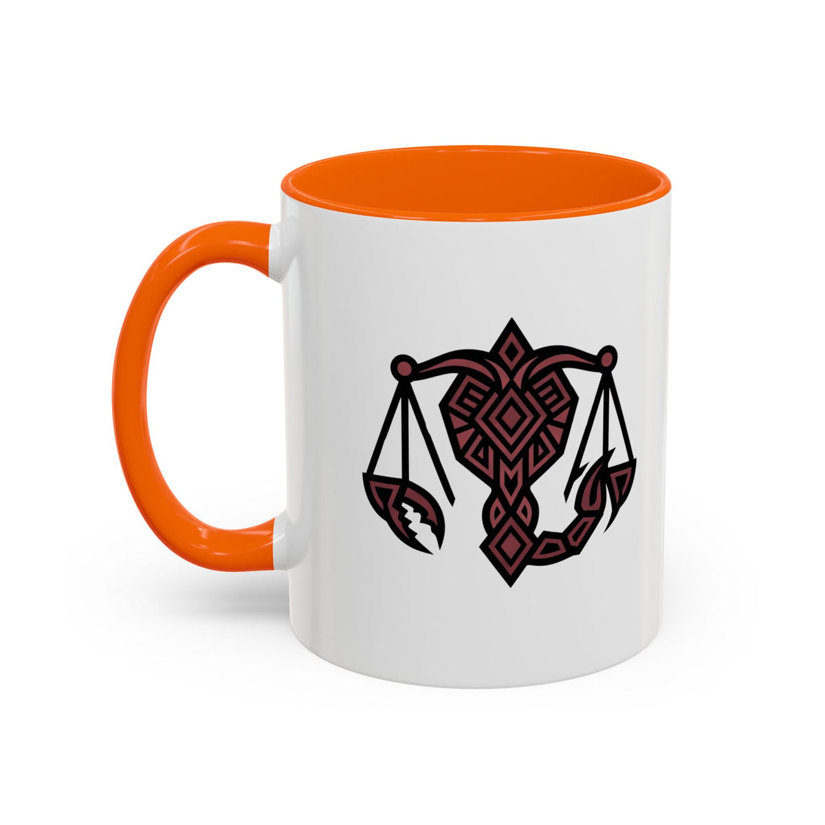 Scorpio Zodiac Scales Coffee Mug — Zodiac Balance Accent Mug