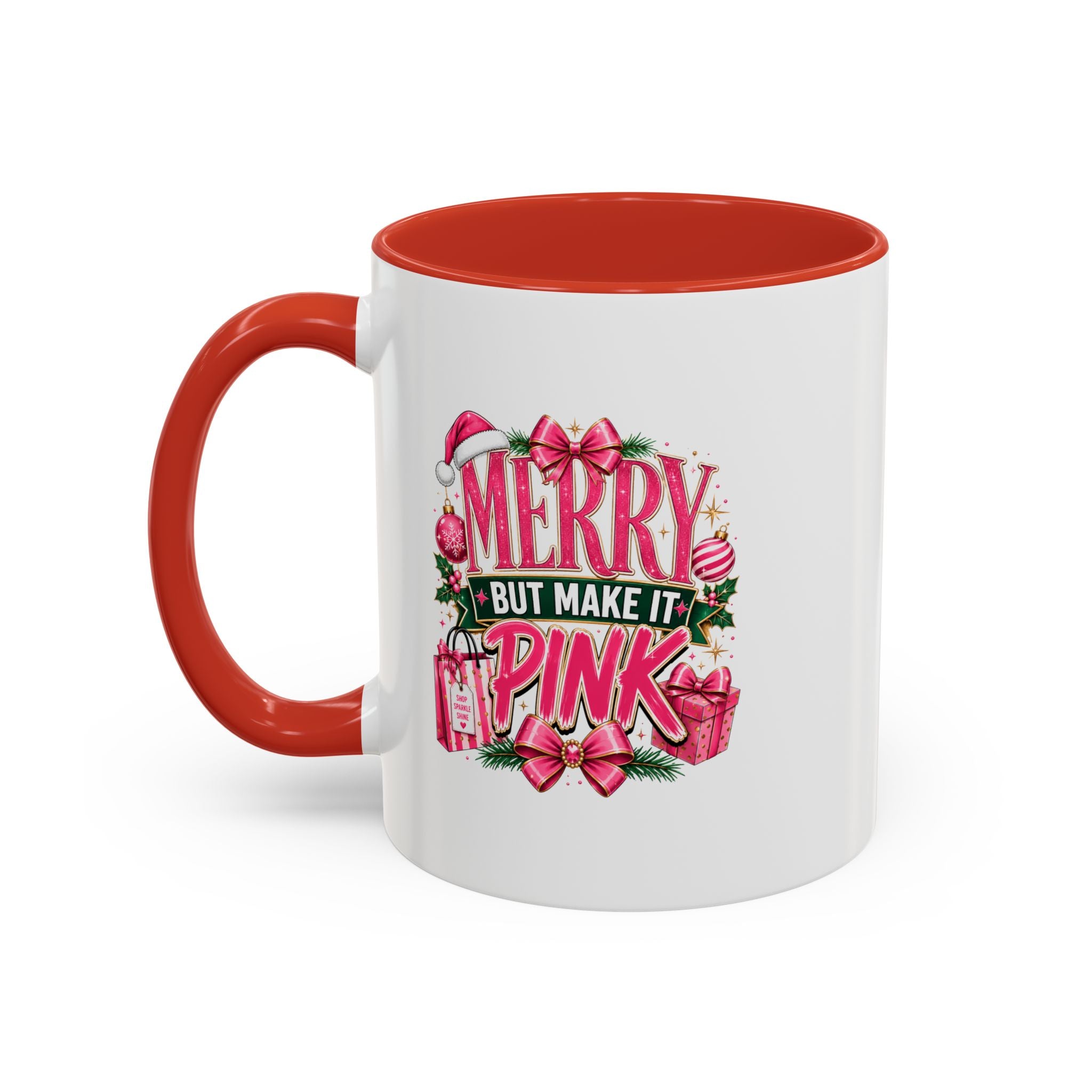 Accent Coffee Mug Merry Pink