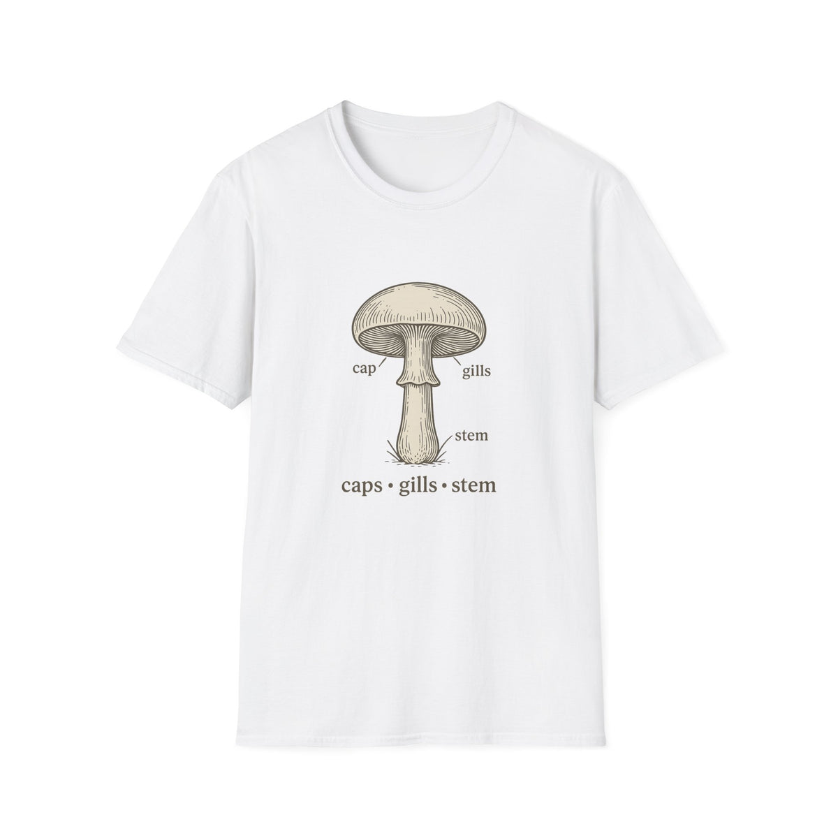 Minimal Mushroom Tee — Vintage Botanical Mushroom Graphic T‑Shirt - Trending Now - August 2026
