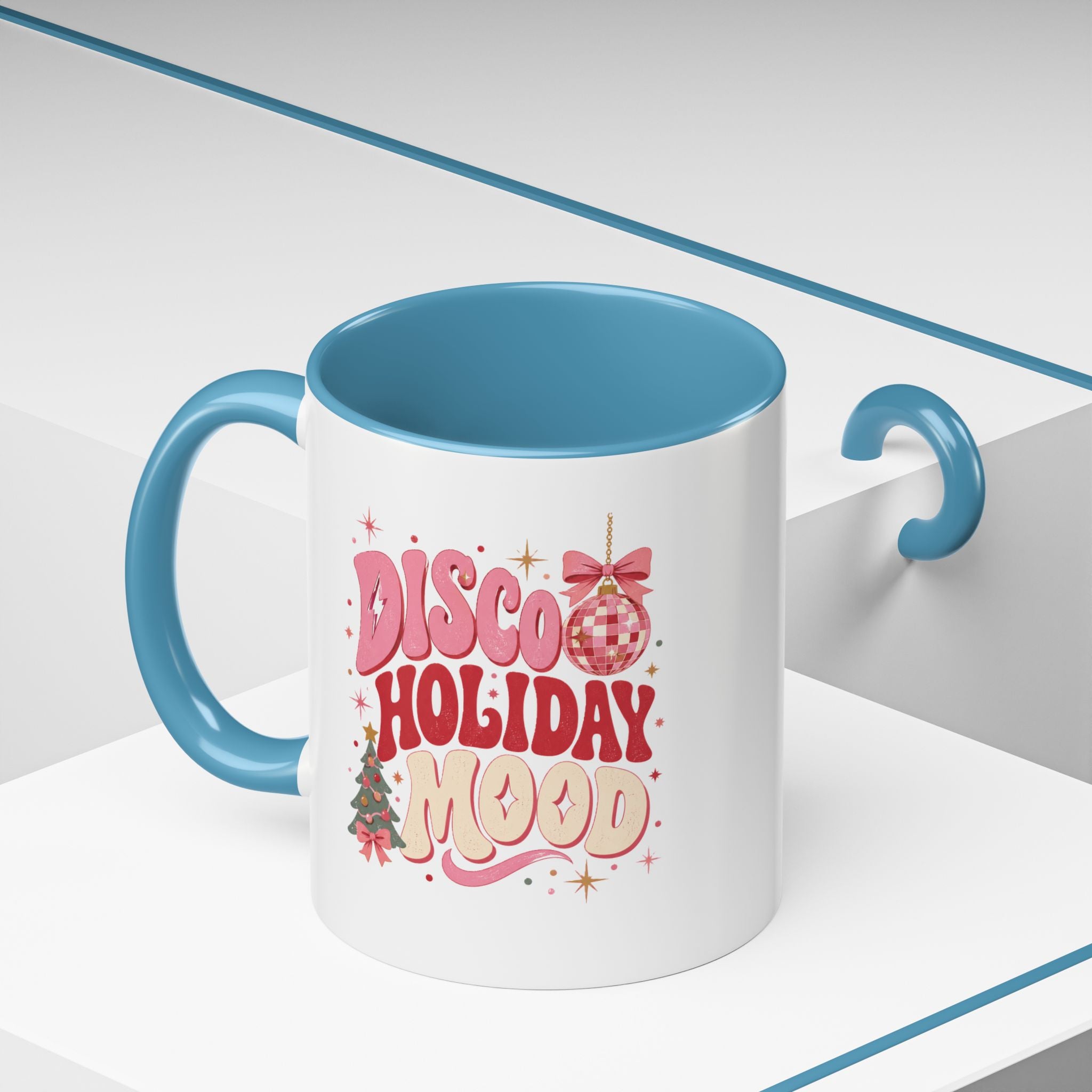 Modern Day Christmas Disco Holiday Mood Coffee Mug