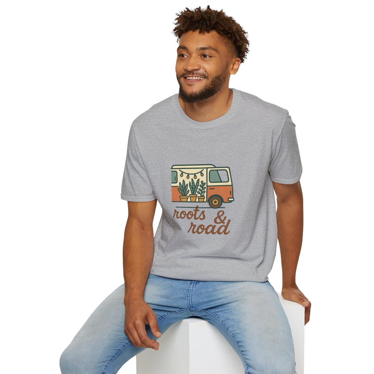 Roots & Road Camper Van T‑Shirt — Vintage Boho Adventure Tee - Trending Now - August 2026