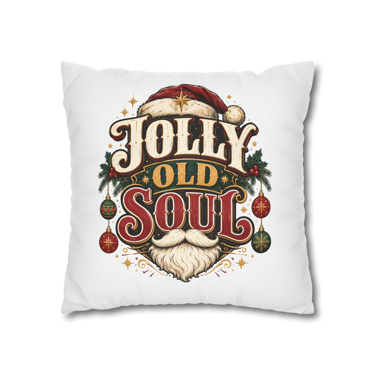 Christmas Jolly Old Soul Christmas Pillowcase