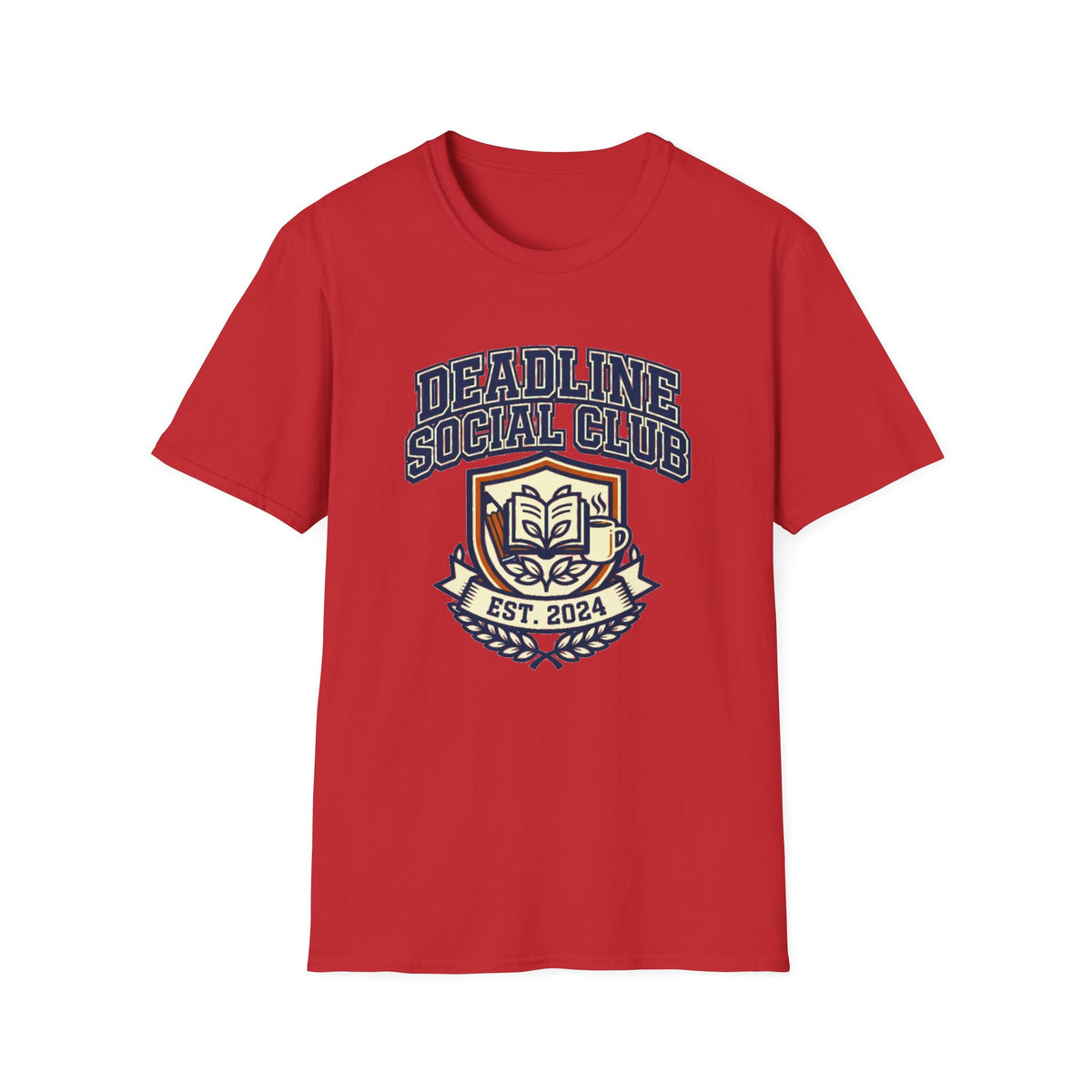 Deadline Social Club T-Shirt — Retro Collegiate Badge Tee - Trending Now - August 2026