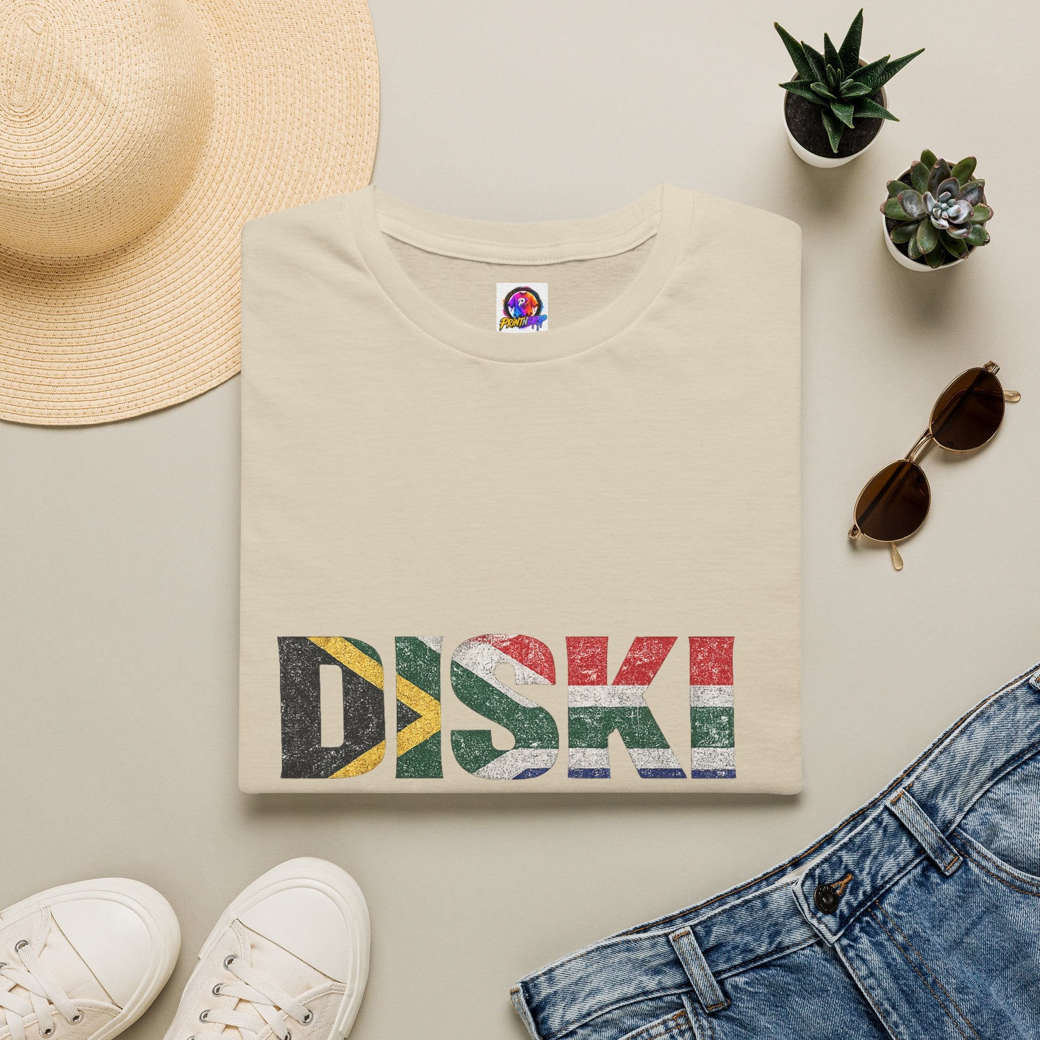 South Africa Diski T‑Shirt — "DISKI" South African Soccer Pride Tee