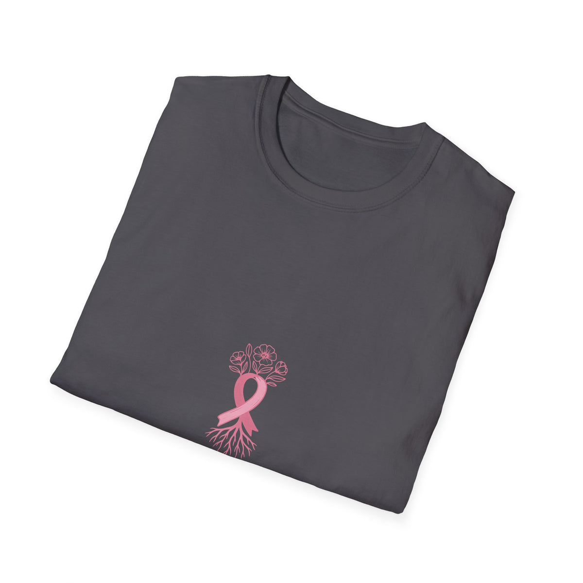 Breast Cancer Awareness T-Shirt — Pink Roots Brave Blooms Ribbon - Trending Now - October 2026