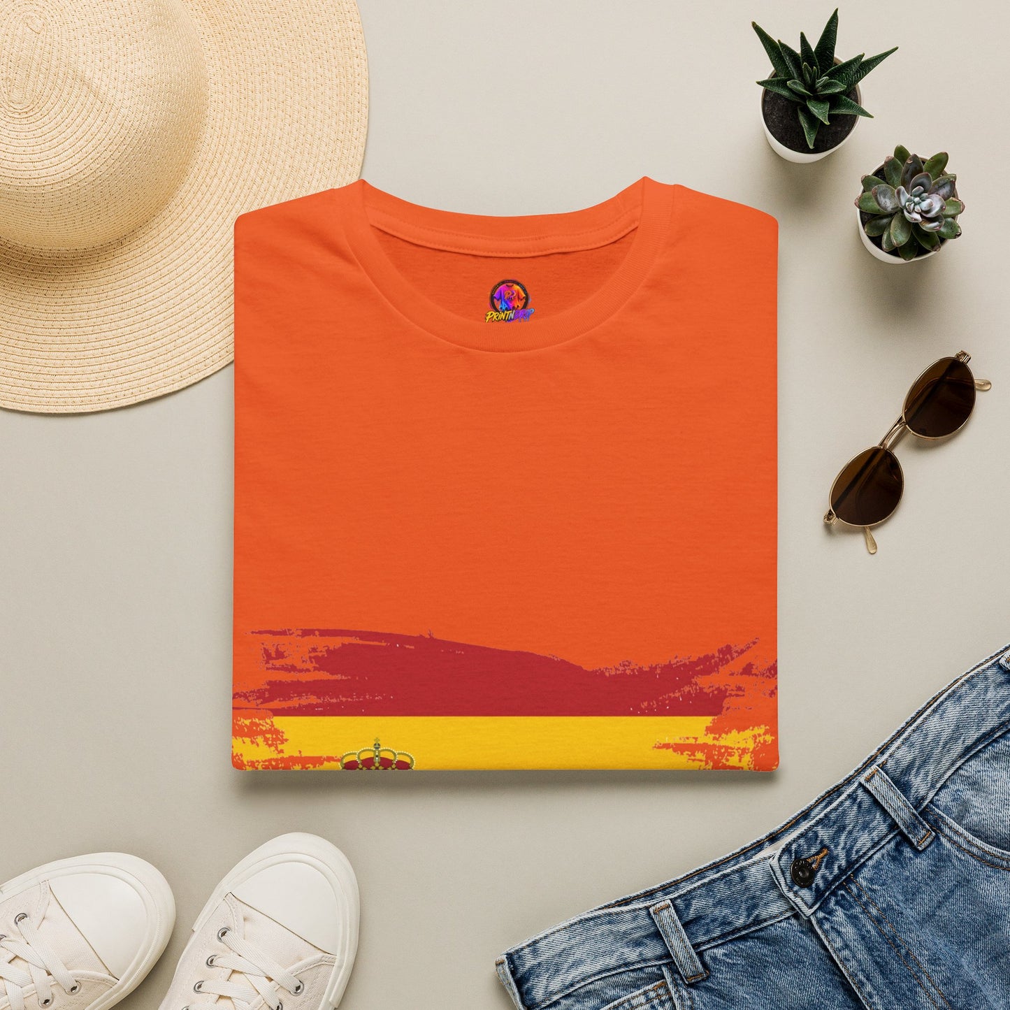 Spain Flag T-Shirt — Distressed Spanish Flag Graphic Tee