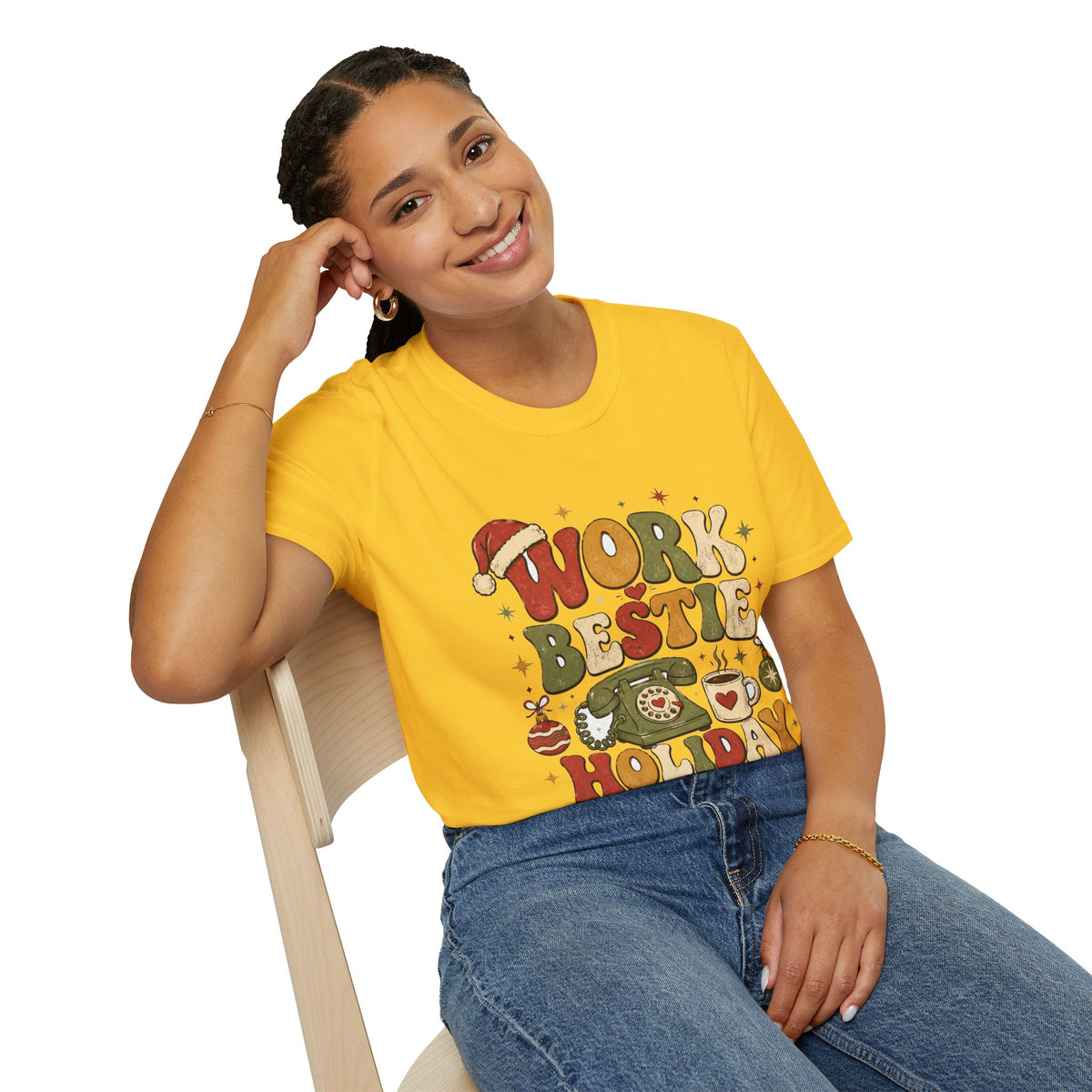 Work Bestie Holiday Club T-Shirt