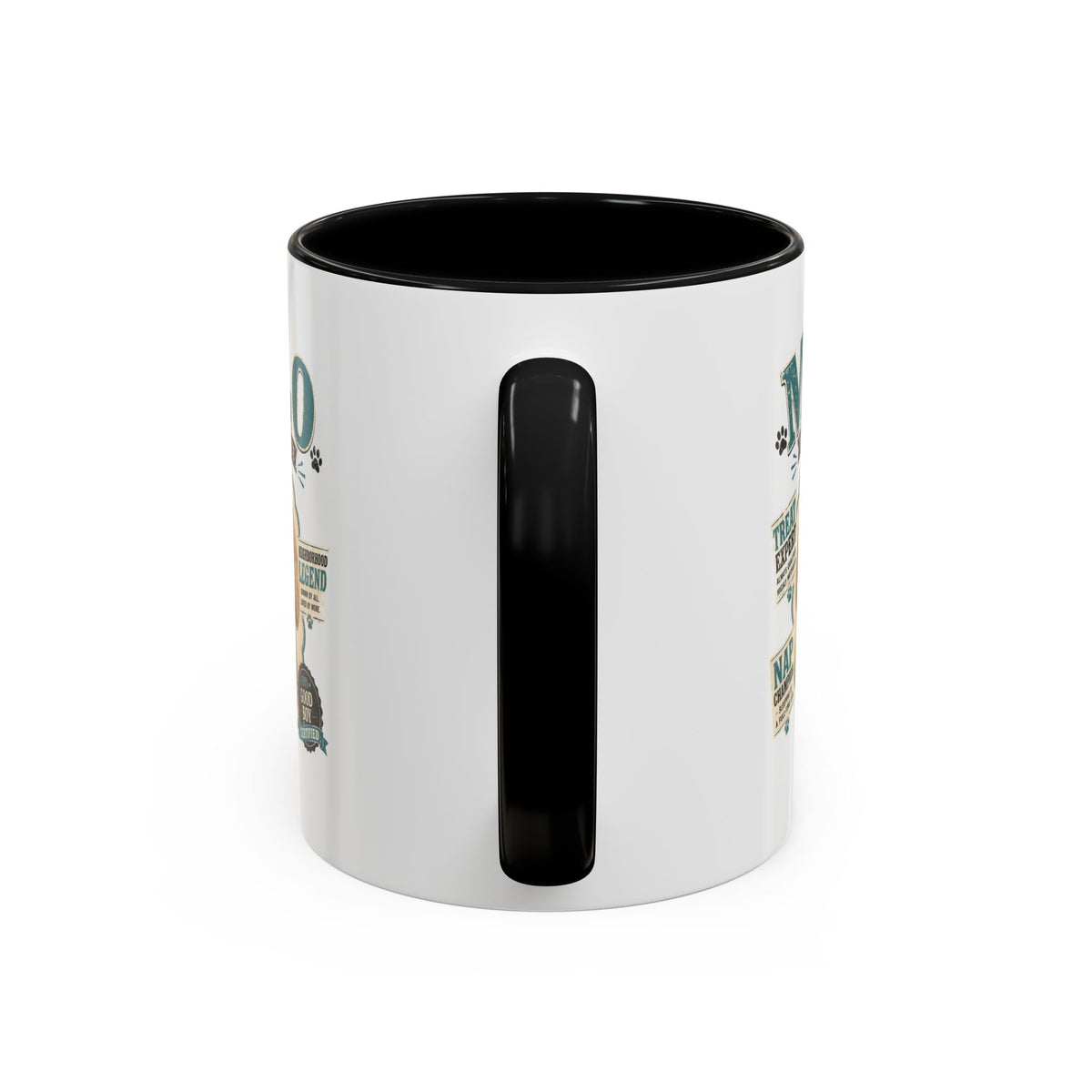 Milo Bailey Dog Dad Mom Personalized Dog Mug — "Milo The Good Boy" Accent Coffee Mug