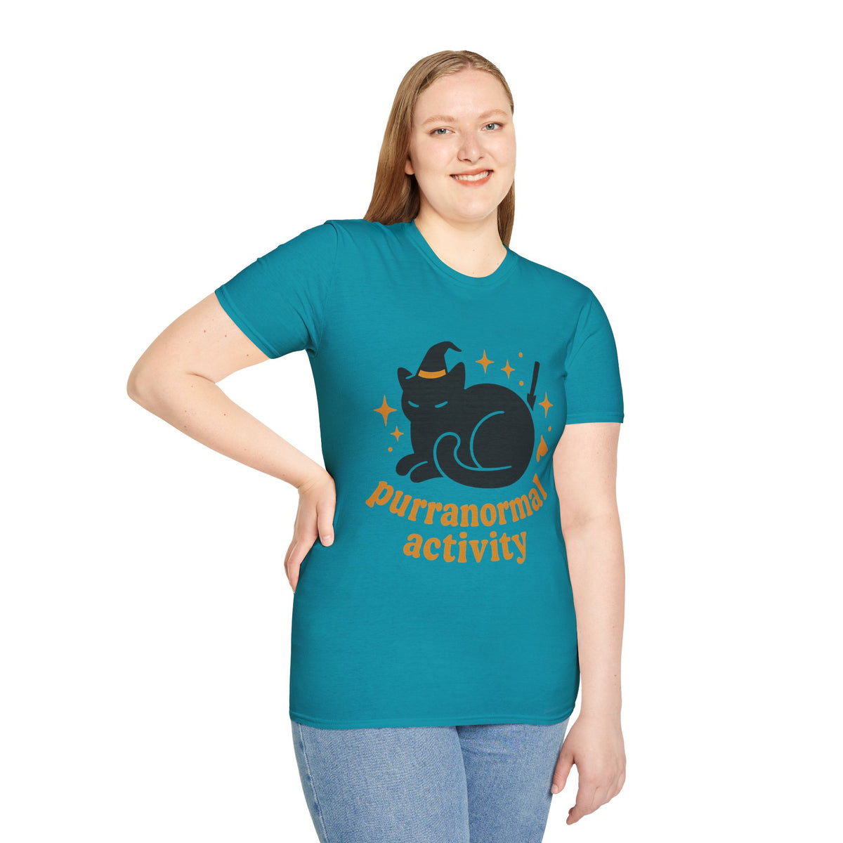 Paranormal Activity Circle T-Shirt — Cute Retro Ghost & Stars Tee - Trending Now - August 2026