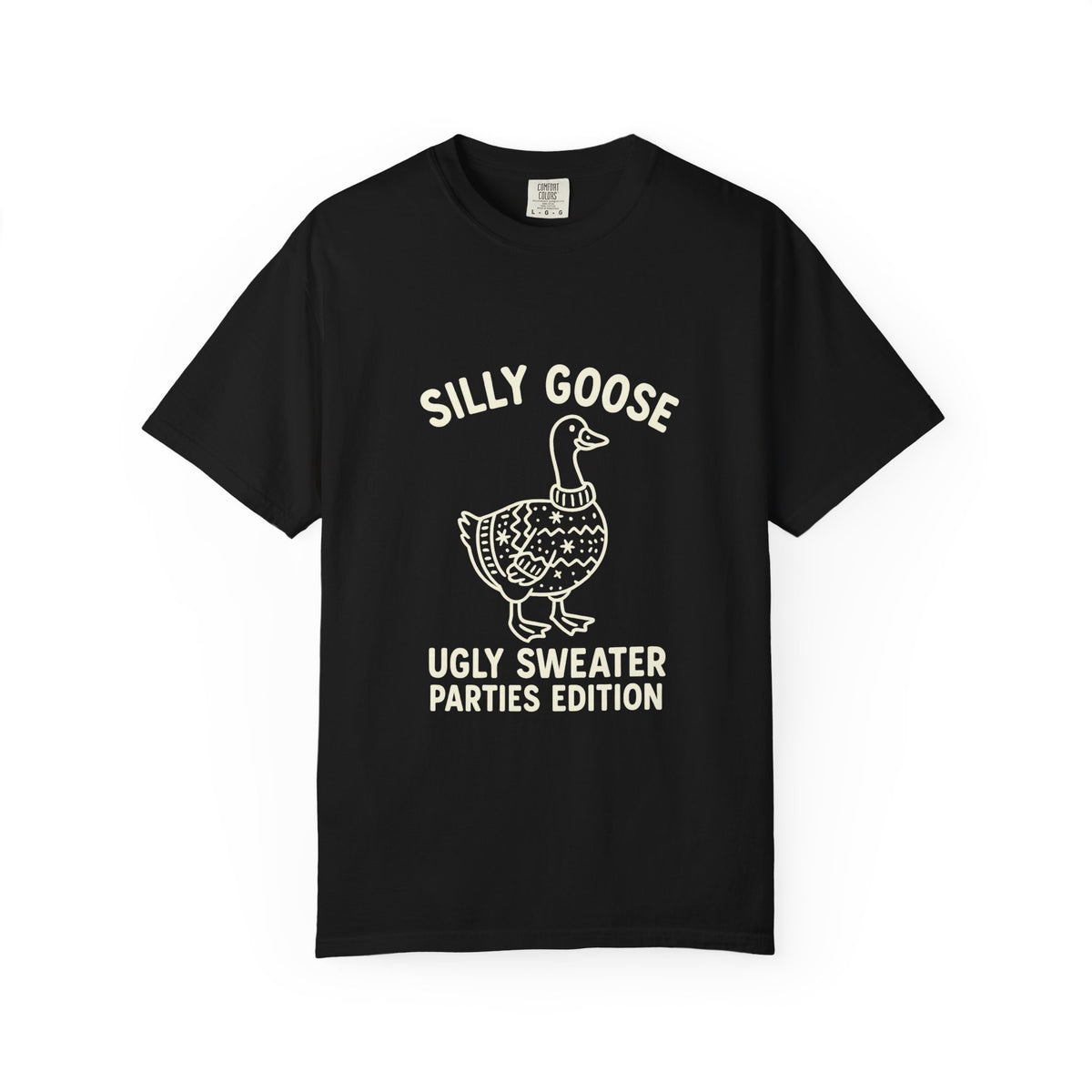 Silly Goose Ugly Sweater Parties Edition T-Shirt - Trending Now - October 2026