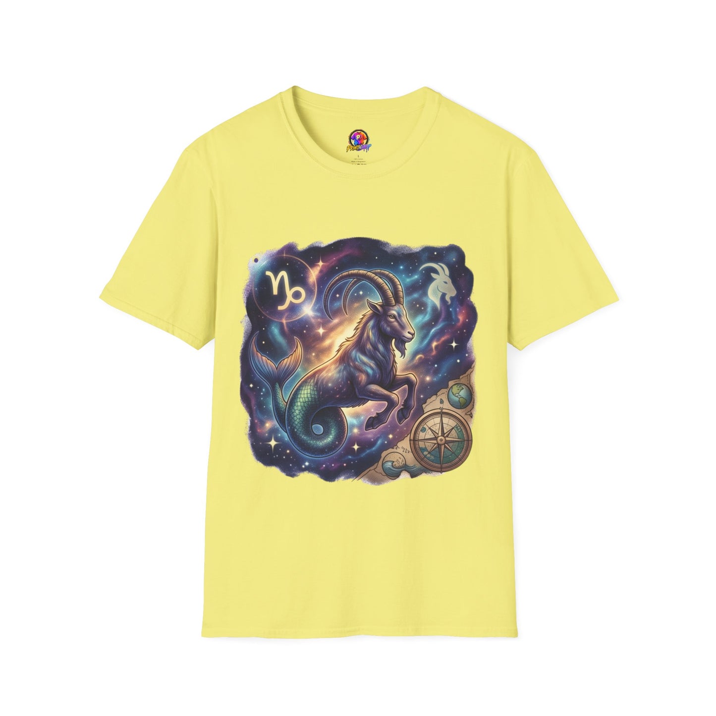 Capricorn Zodiac T-Shirt — Celestial Goat Astrology Tee