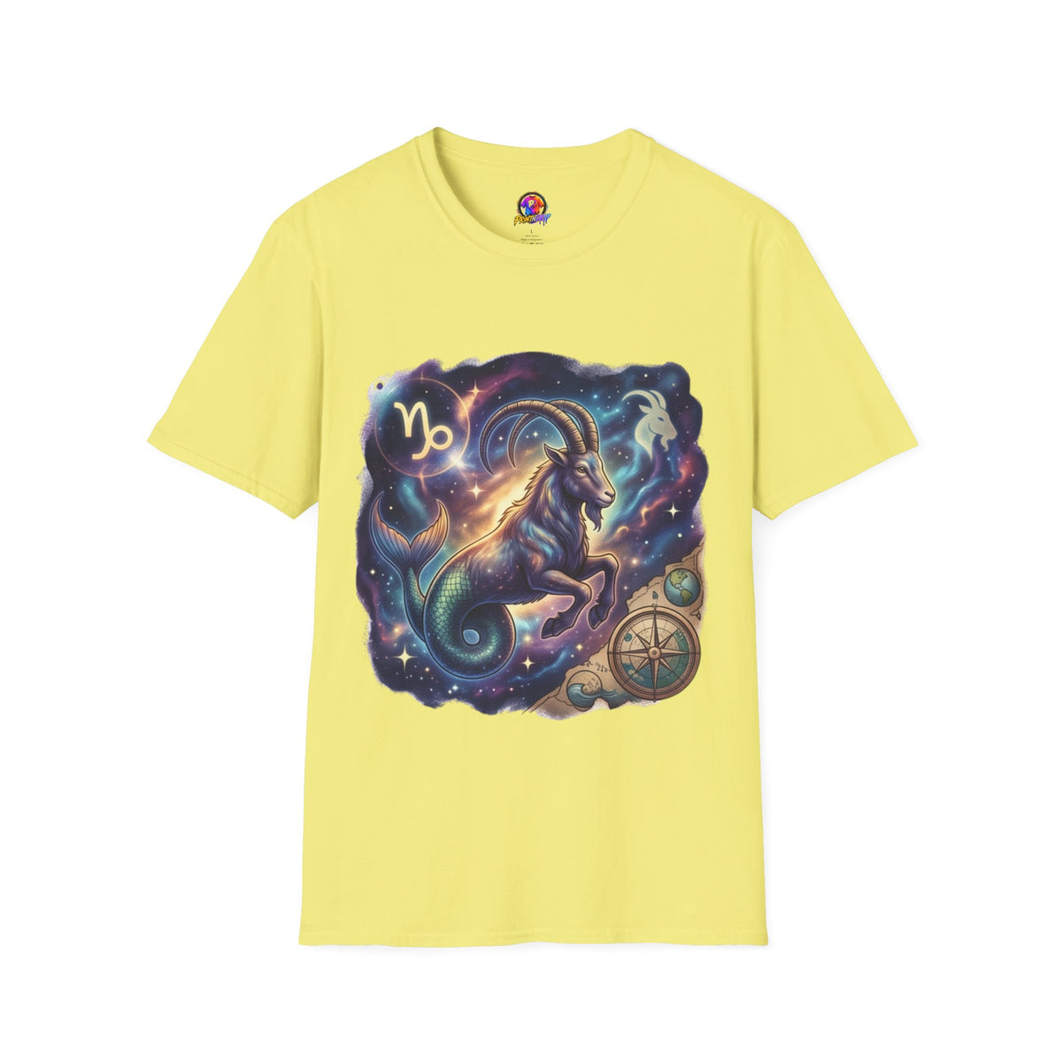 Capricorn Zodiac T-Shirt — Celestial Goat Astrology Tee