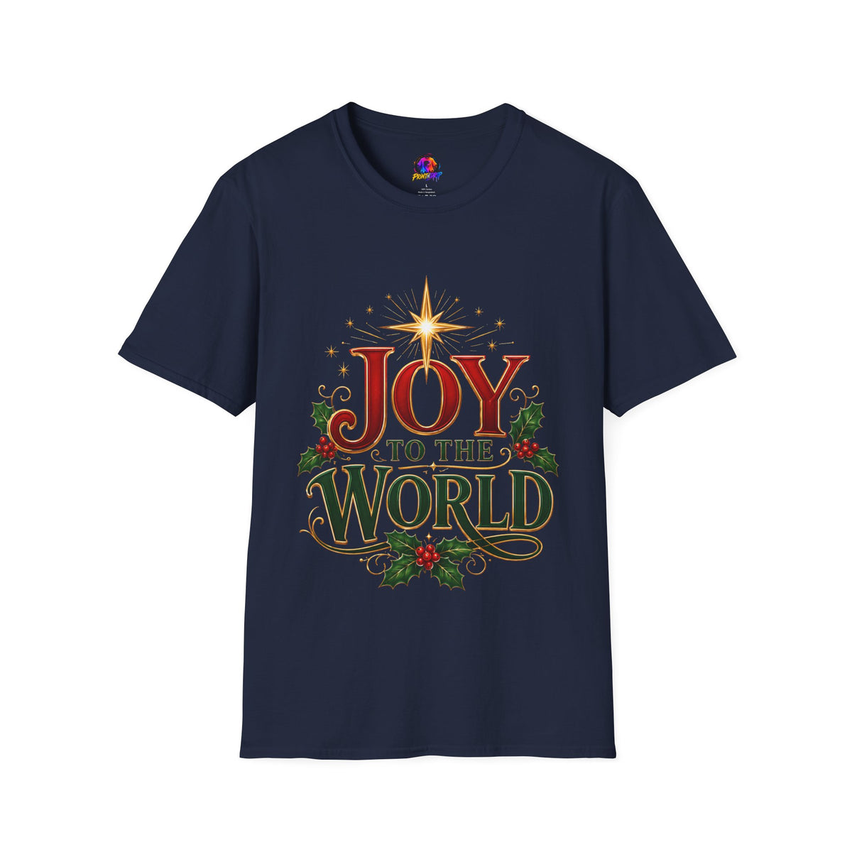 Joy to the World T-Shirt — Festive Christmas Holiday Tee