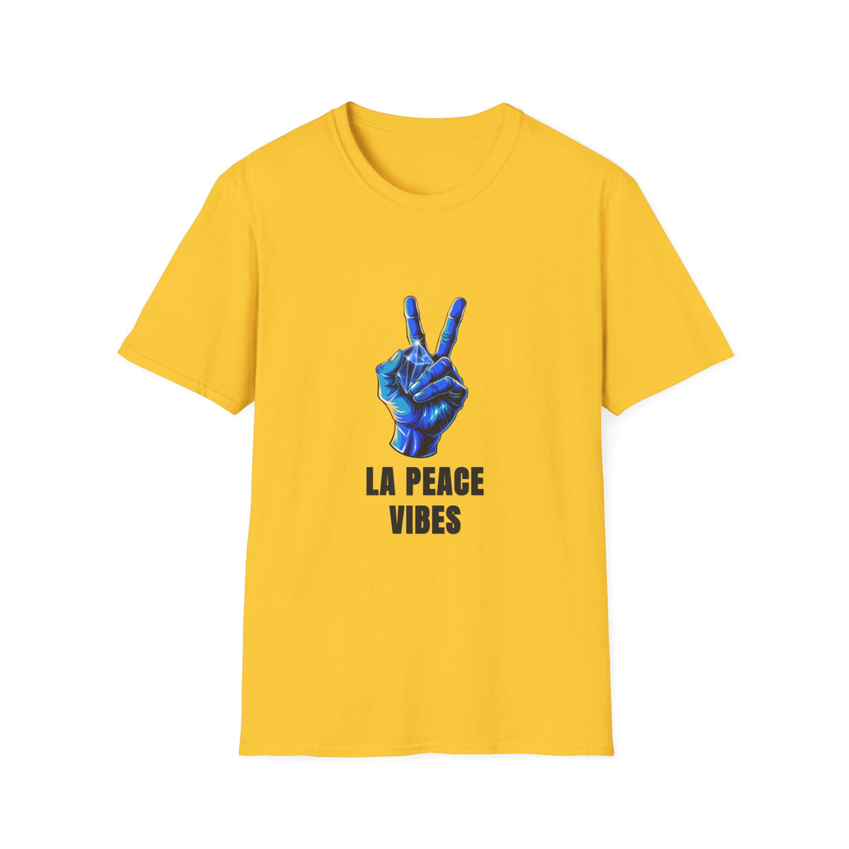 Peace Vibes T-Shirt — Blue Peace Hand Graphic Tee - Trending Now - August 2026
