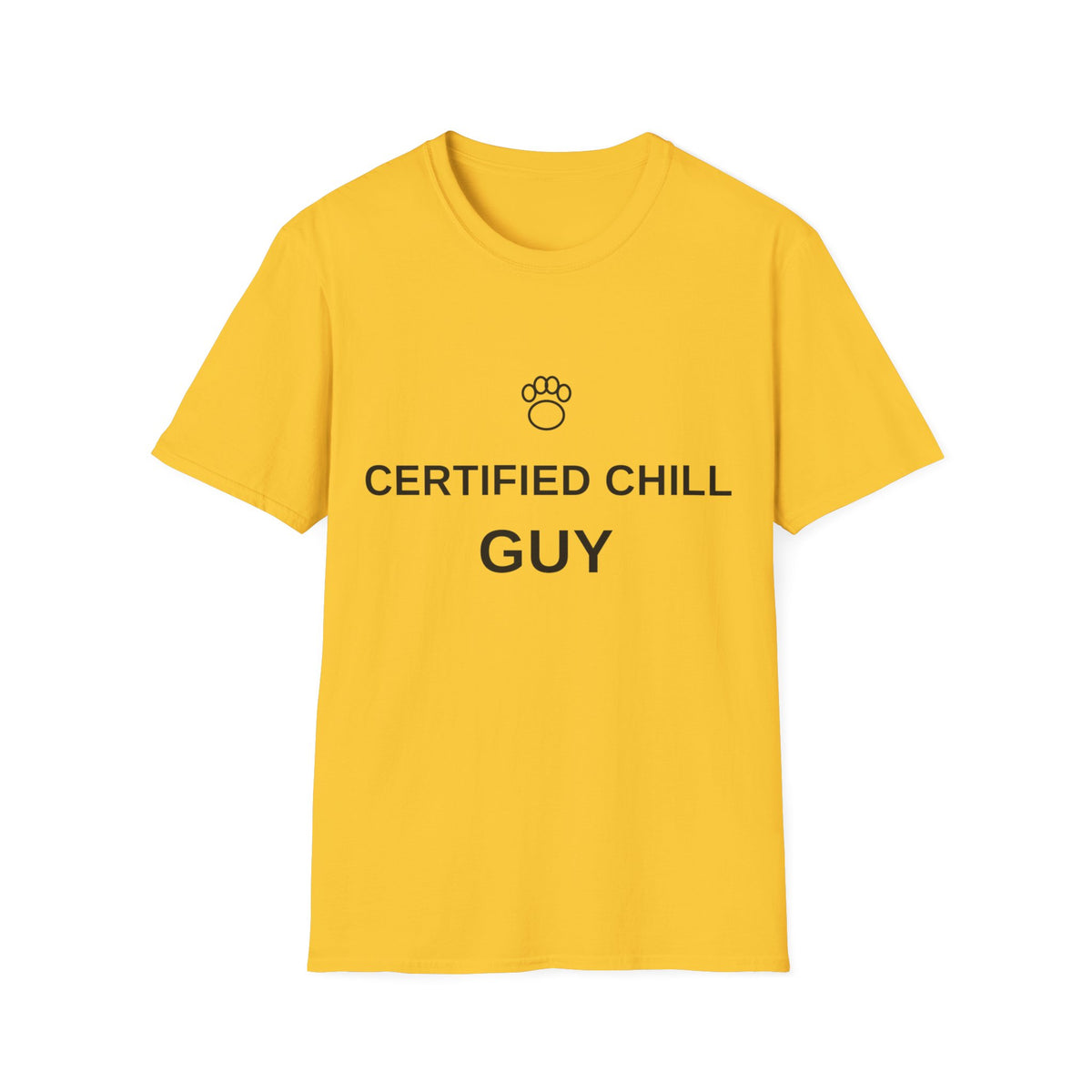 Certified Chill T-Shirt — 'Certified Chill' Paw Graphic Relaxed Tee - Trending Now - August 2026