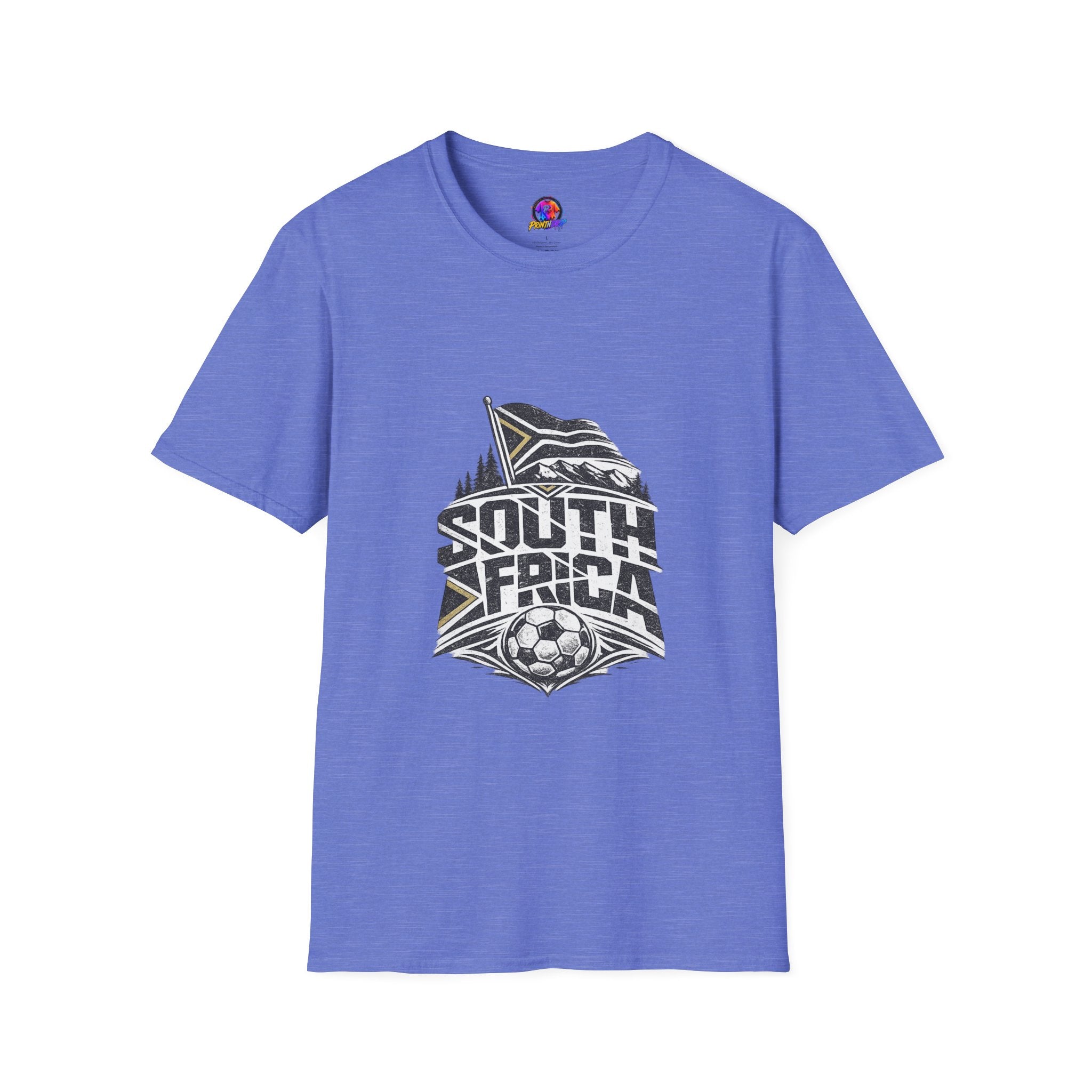 South Africa Flag & Soccer Crest T‑Shirt