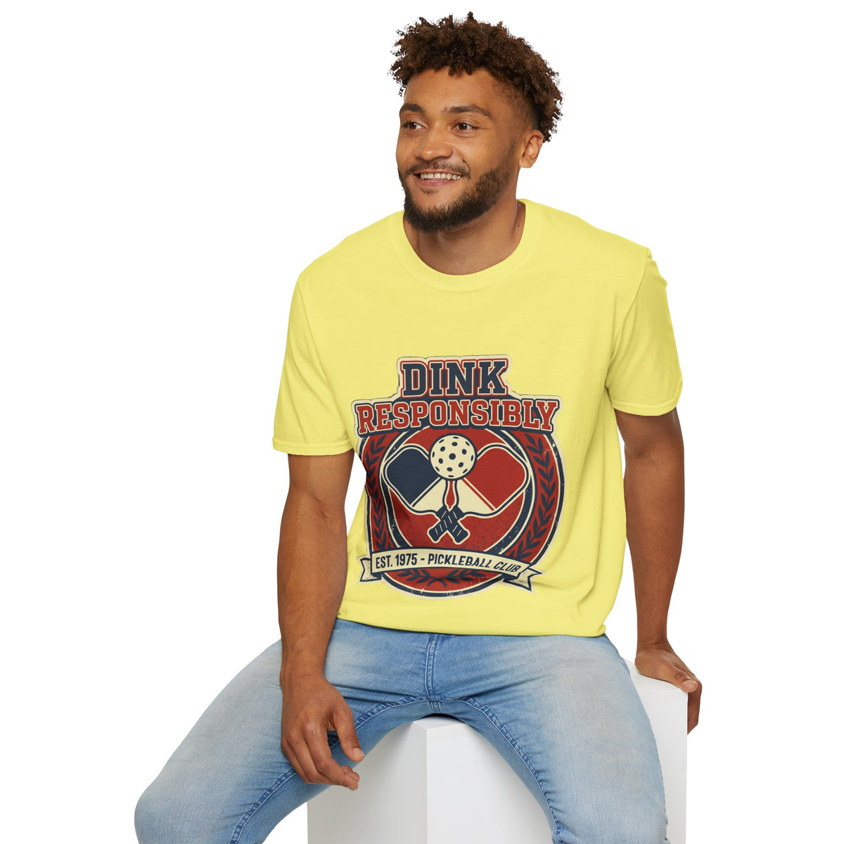 Pickleball T‑Shirt — "Dink Responsibly" Vintage Pickleball Club Tee