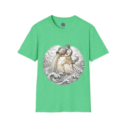 Aquarius Zodiac T-Shirt — Vintage Water Bearer Astrology Tee