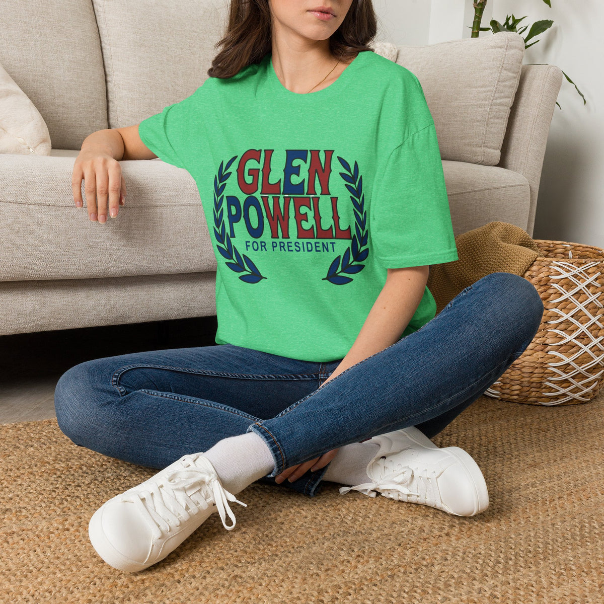 Glen Powell For President Campaign T-Shirt - Trending Now - August 2026