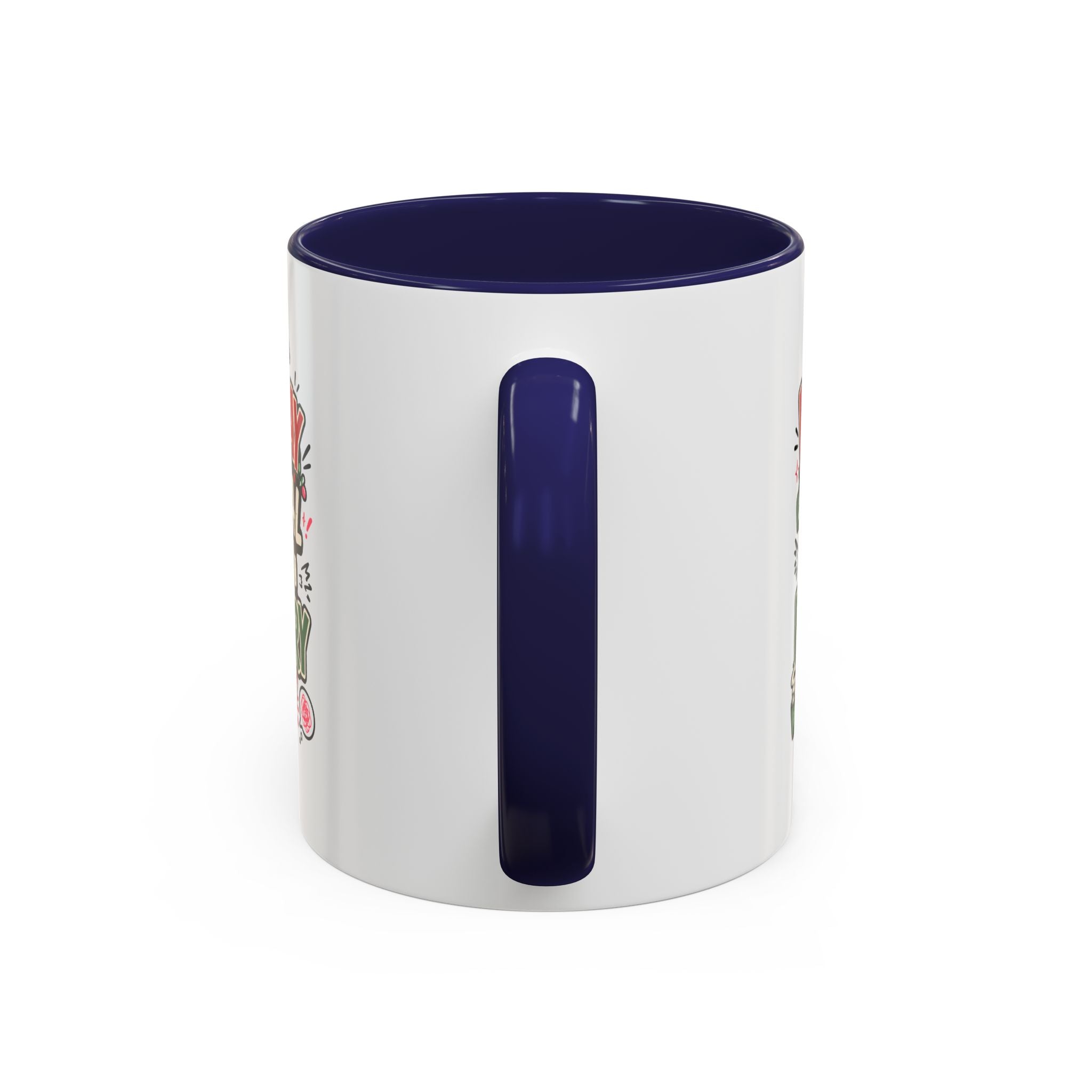 Modern Day Christmas Holiday Social Battery Low Accent  Coffee Mug