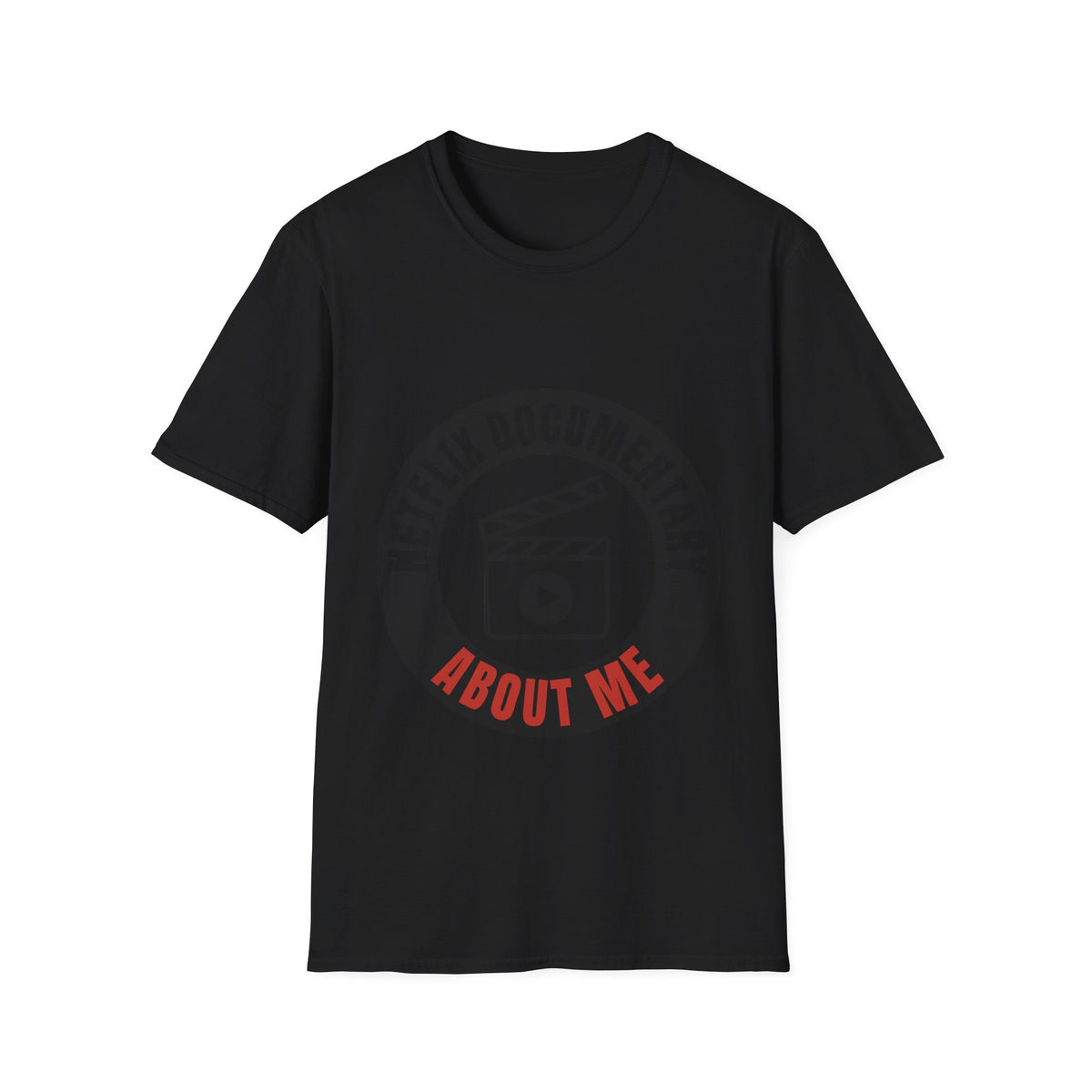 Netflix Documentary About Me Clapperboard T-Shirt - Retro Circle Logo Graphic Tee - Trending Now - September 2026