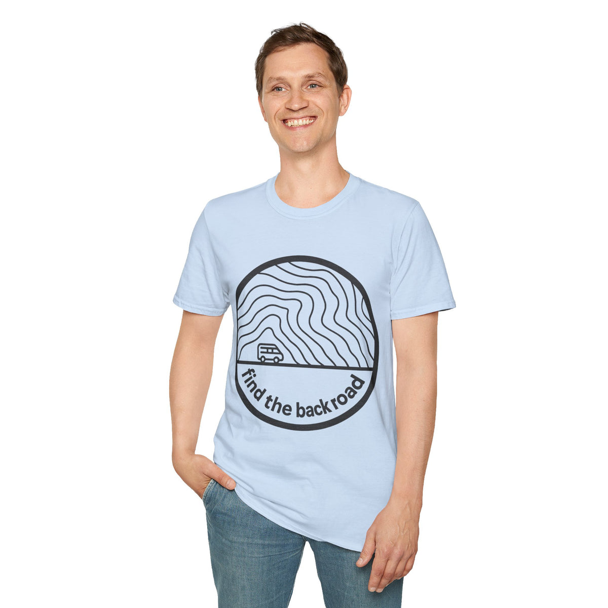 Minimalist Earth Wave T‑Shirt — Subtle Circular Nature Graphic - Trending Now - September 2026