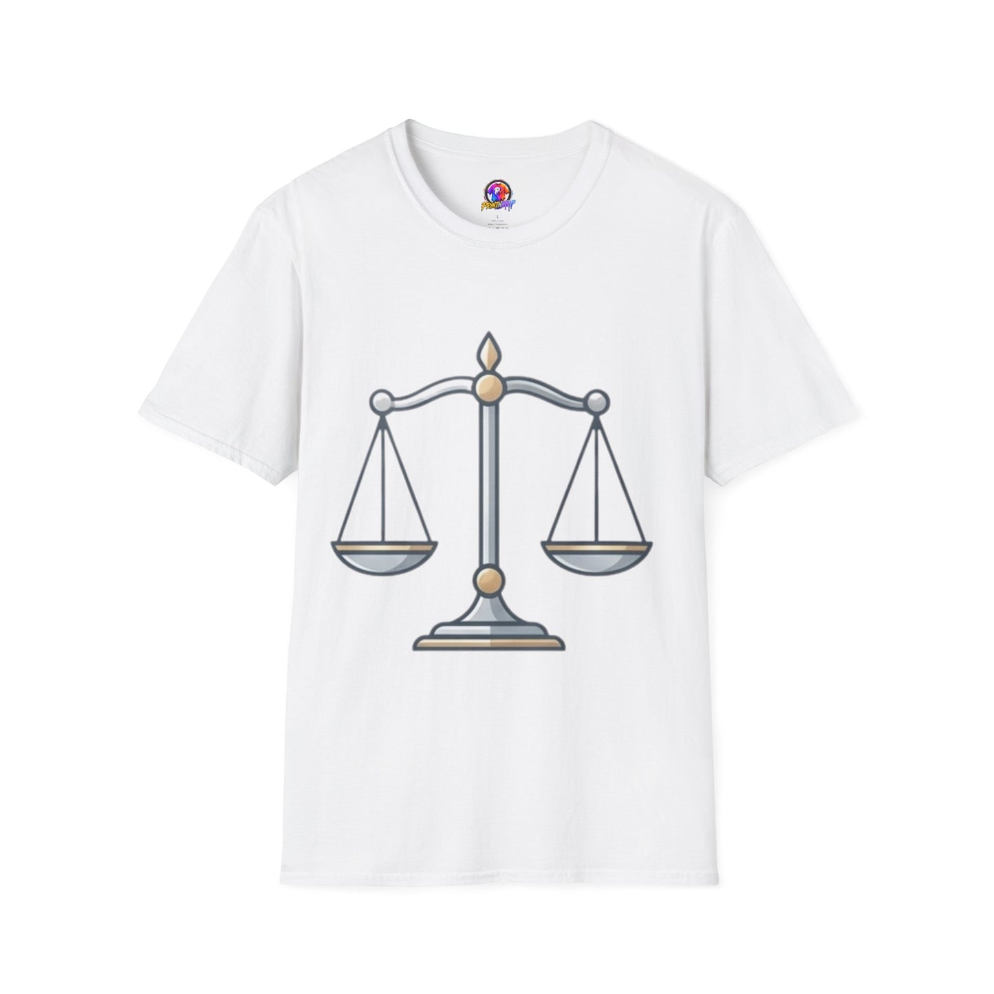 Libra Scales T-Shirt — Zodiac Balance Graphic Tee