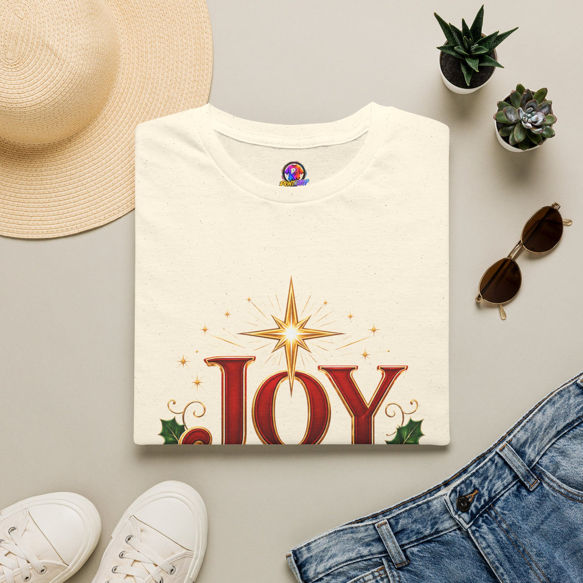 Joy to the World T-Shirt — Festive Christmas Holiday Tee