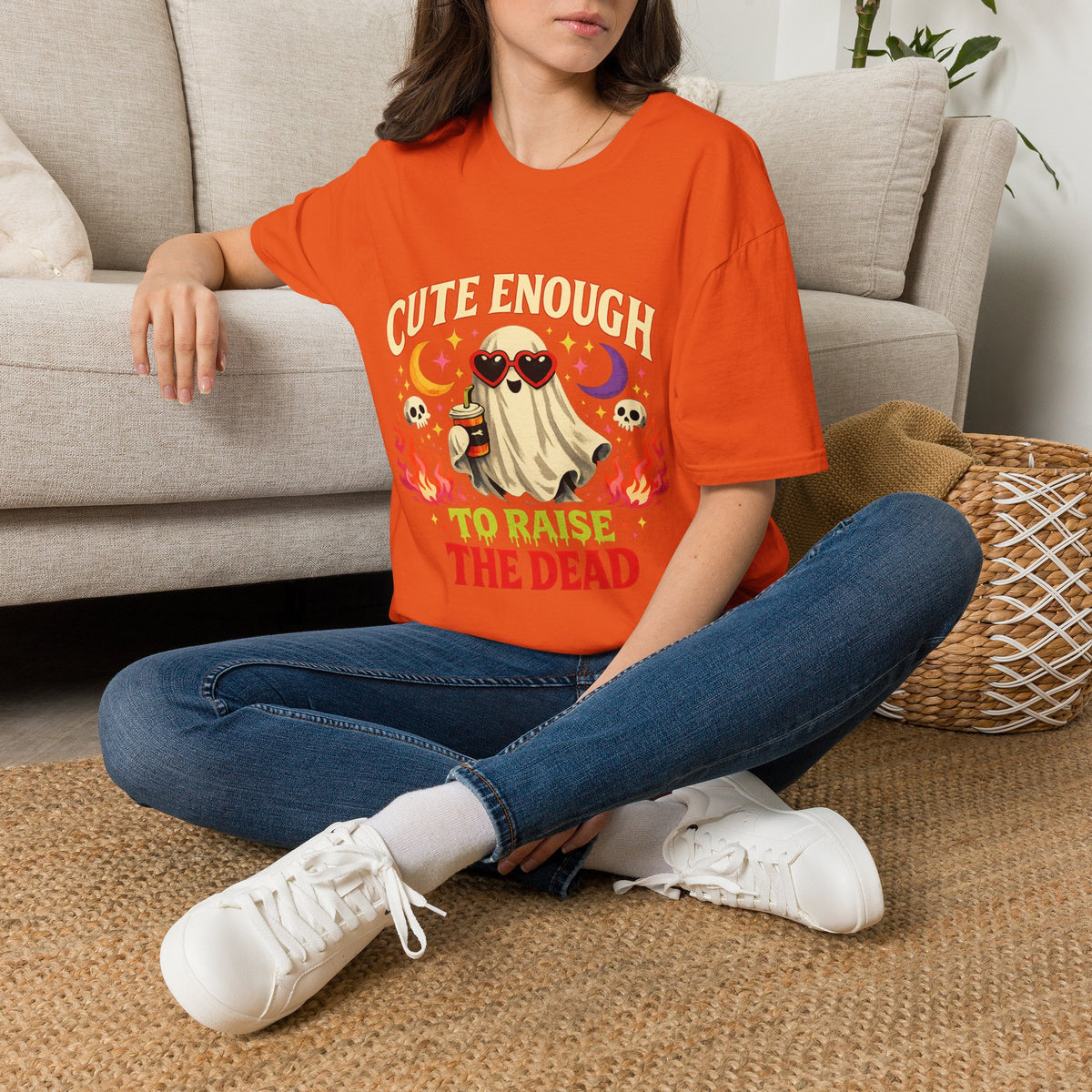 Halloween Cute Enough Unisex Softstyle T-Shirt
