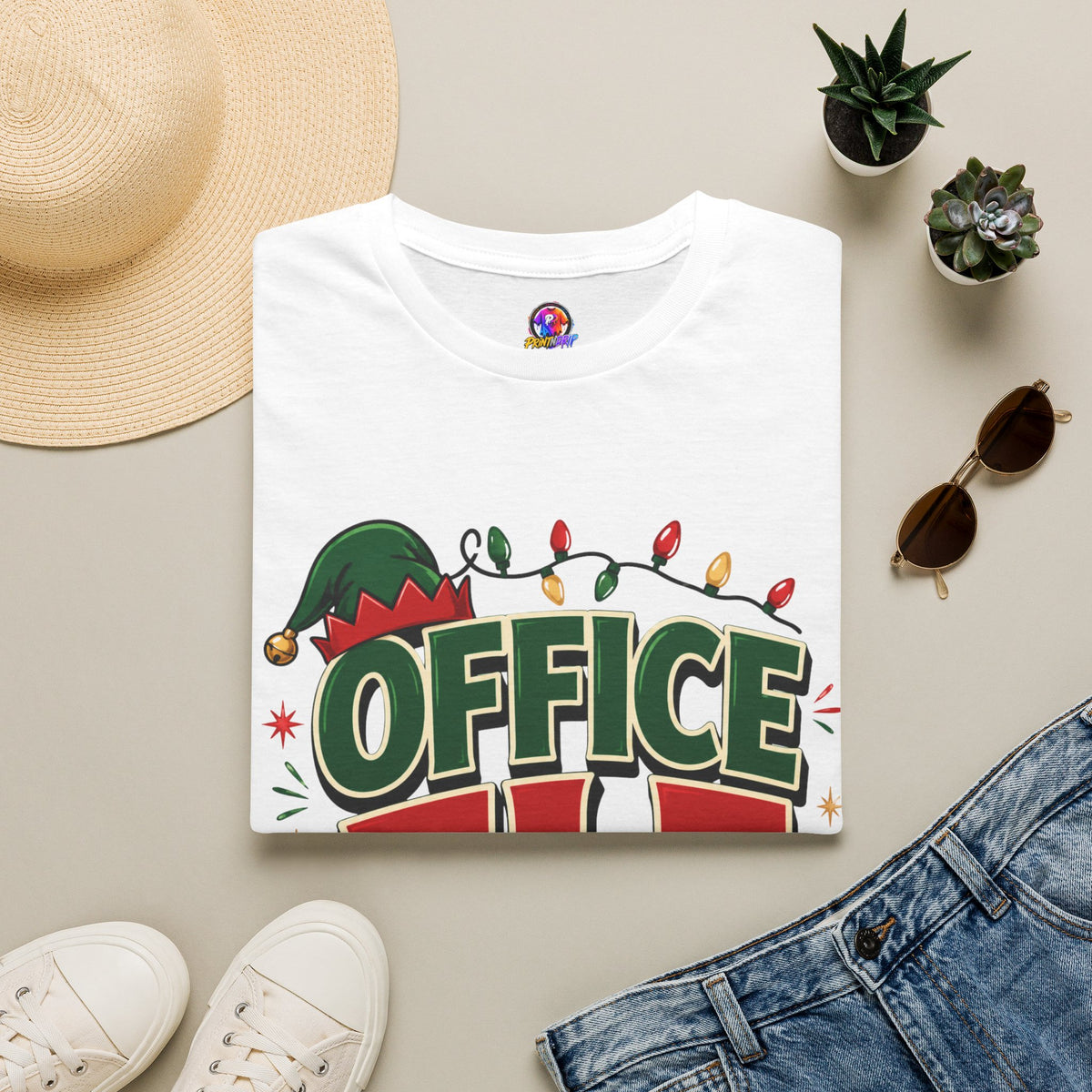 Office Elf T-Shirt — Funny Christmas Work Holiday Tee